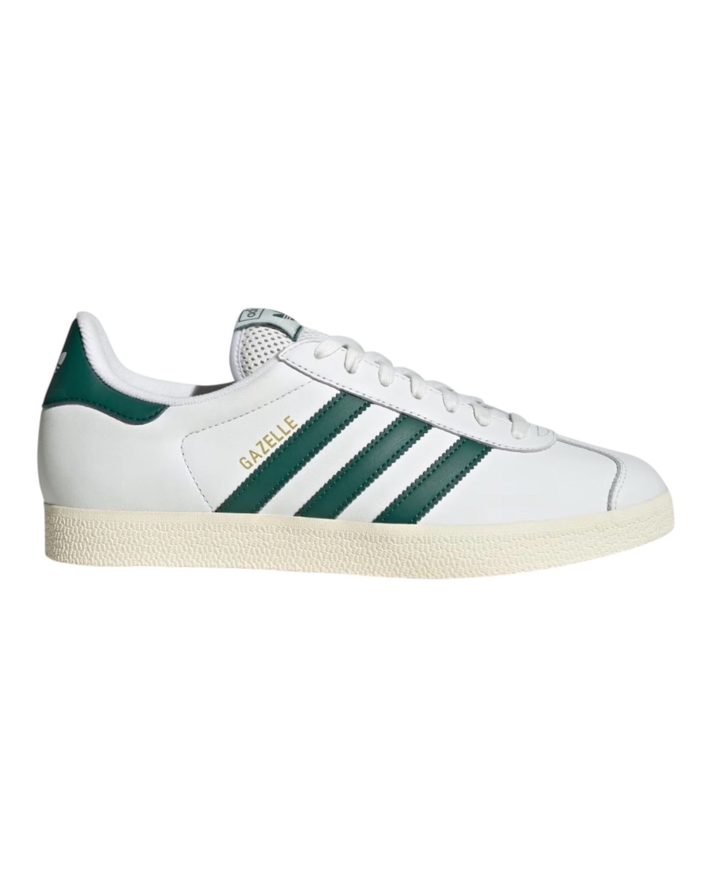 ADIDAS GAZELLE LEATHER BIANCA/VERDE