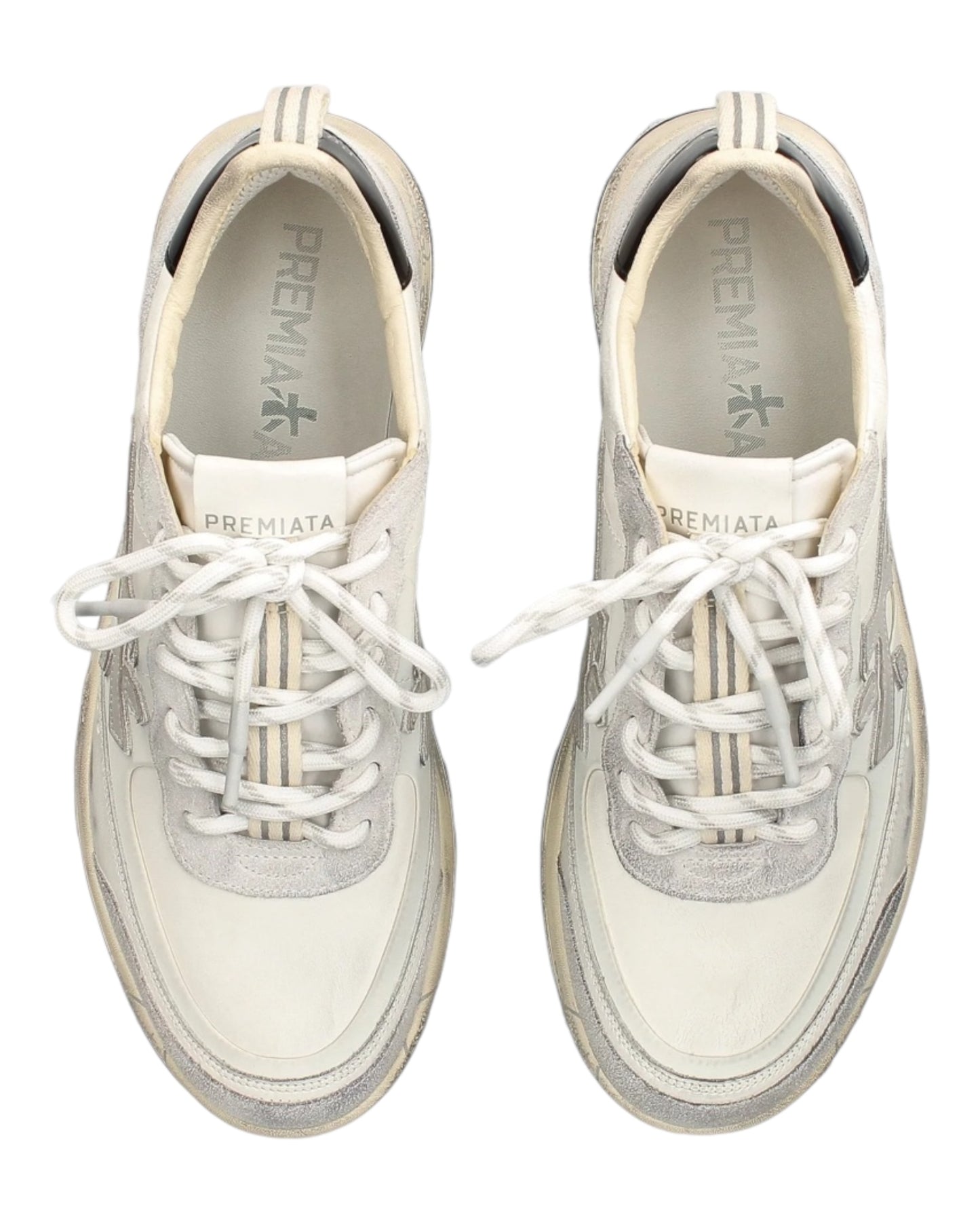 PREMIATA NOUS 6765 IN PELLE BIANCA