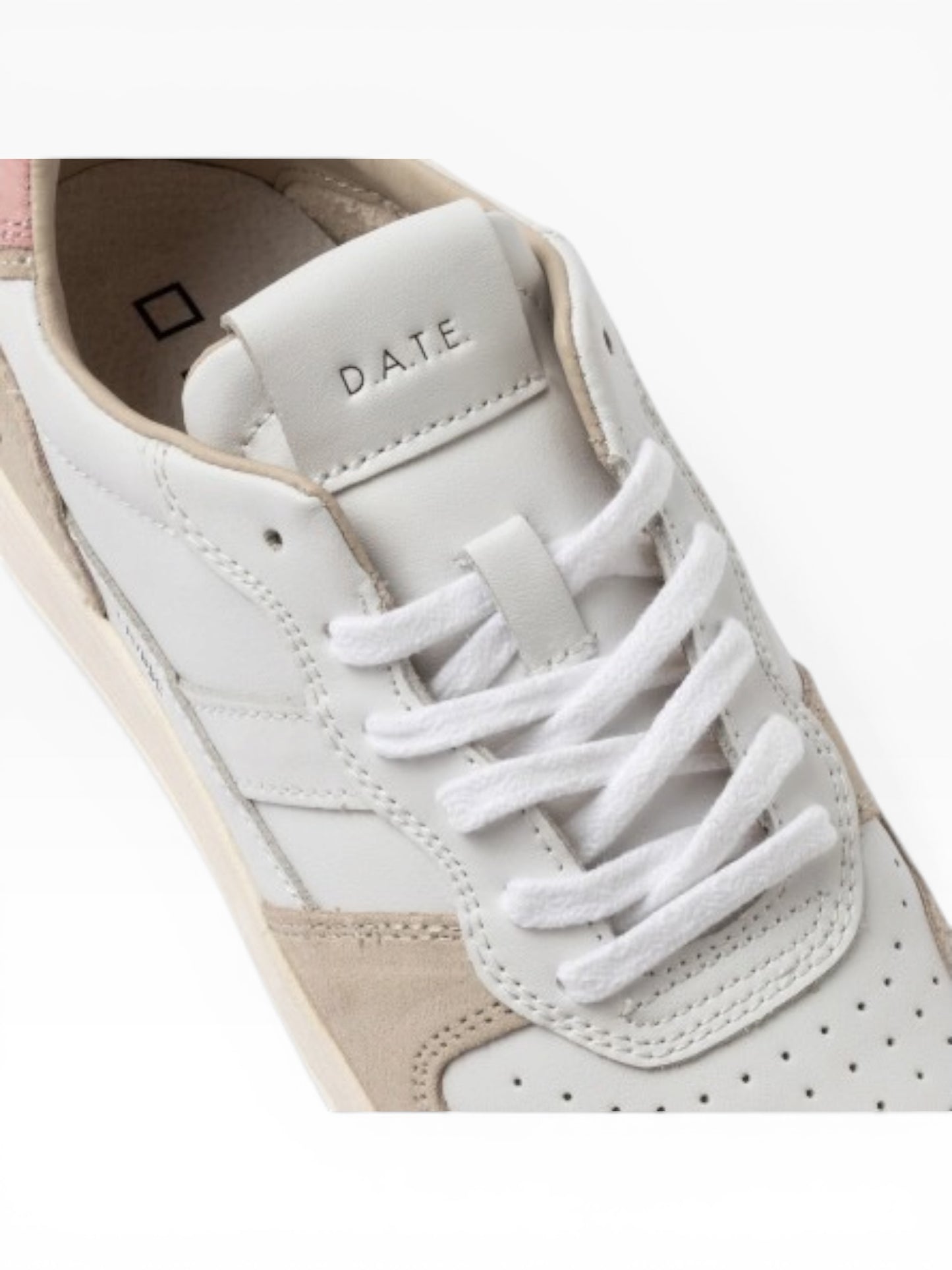DATE COURT 2 BASIC WHITE/PINK