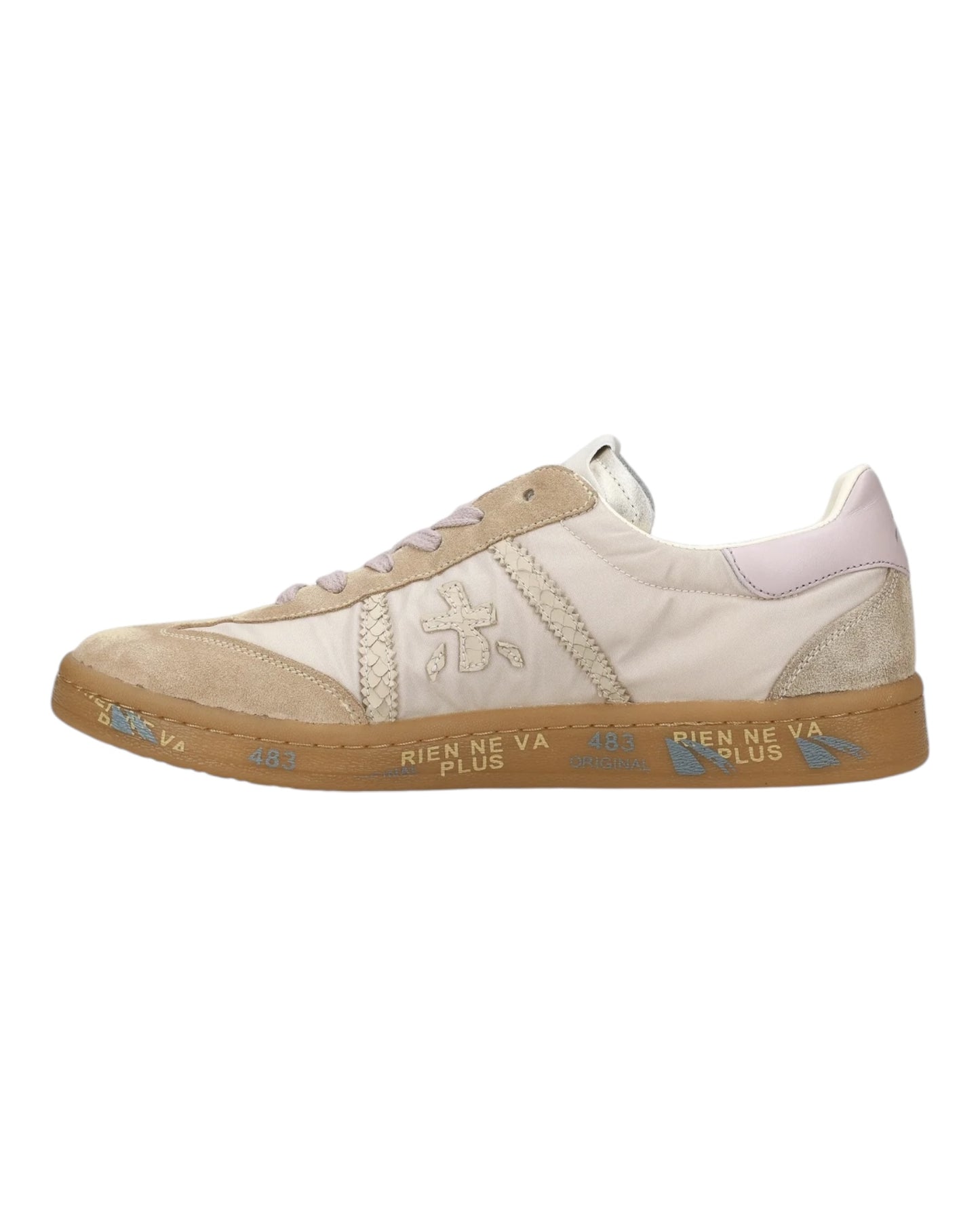 PREMIATA 6961 BONNIE-D IN CAMOSCIO BEIGE CON FONDO MIELE