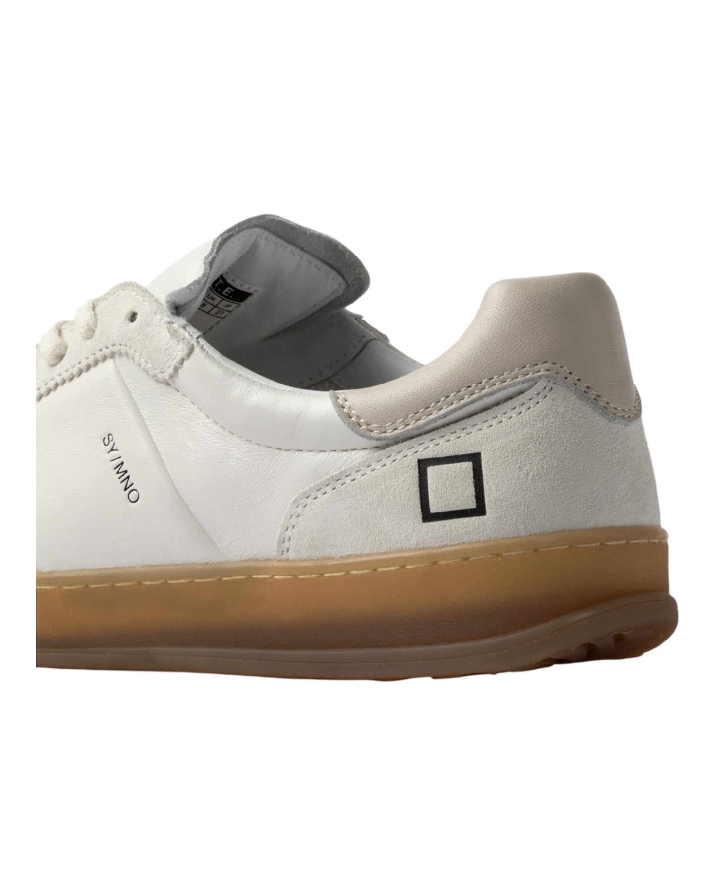 DATE SPORTY MONO IN PELLE E CAMOSCIO BEIGE FONDO MIELE