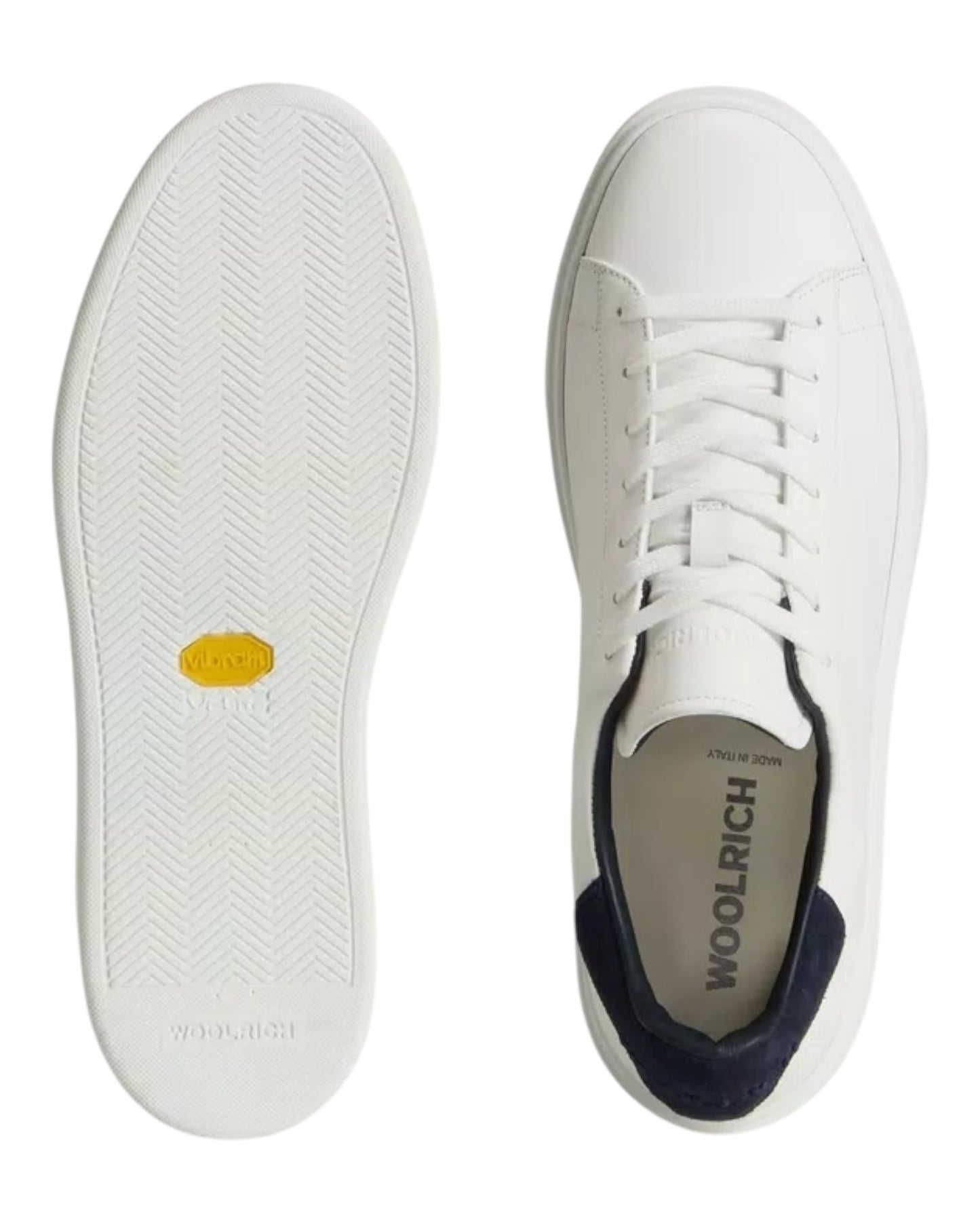 WOOLRICH COURT PELLE BIANCA/BLU