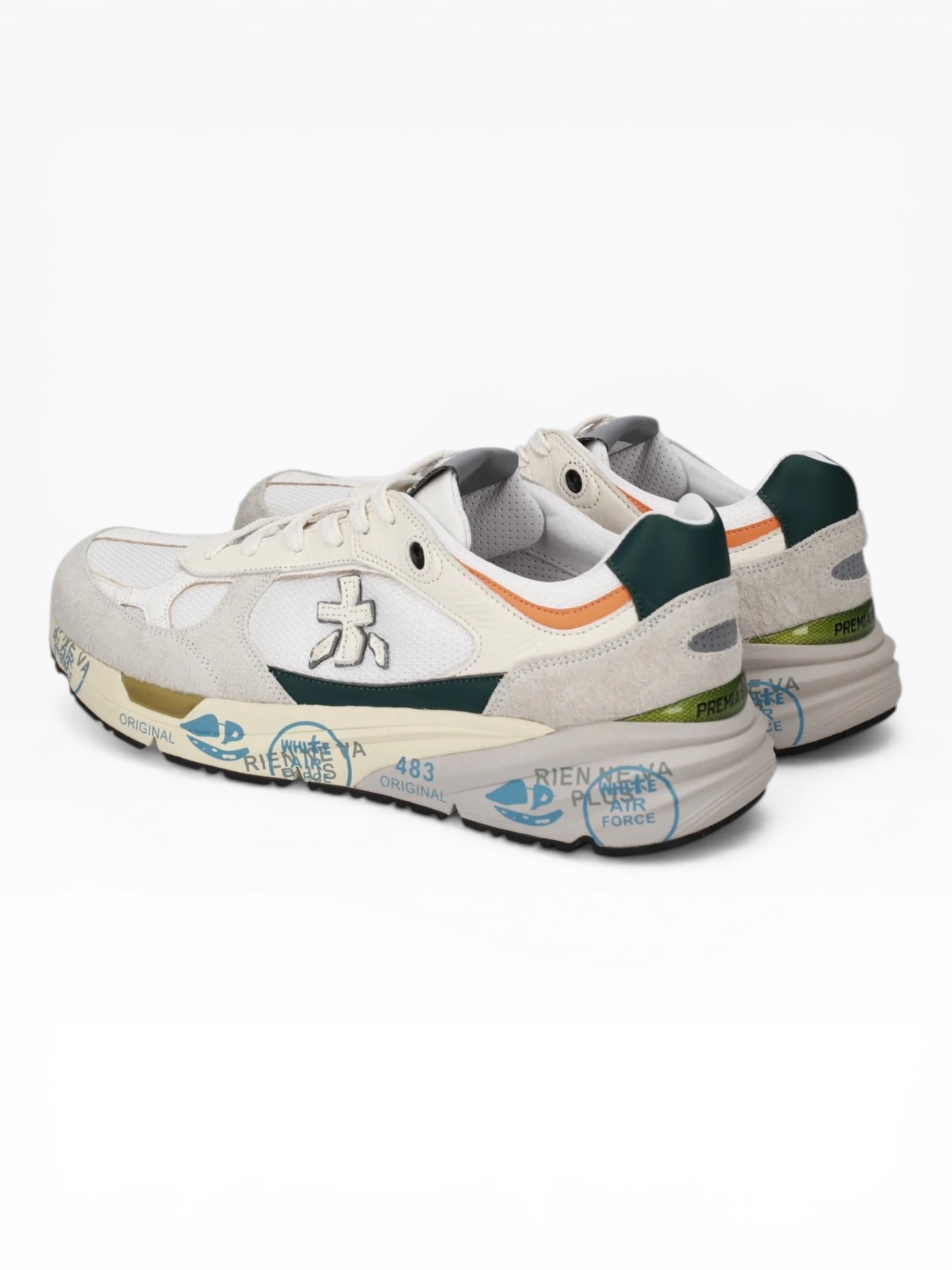 PREMIATA MASE 8111 BIANCO/VERDE