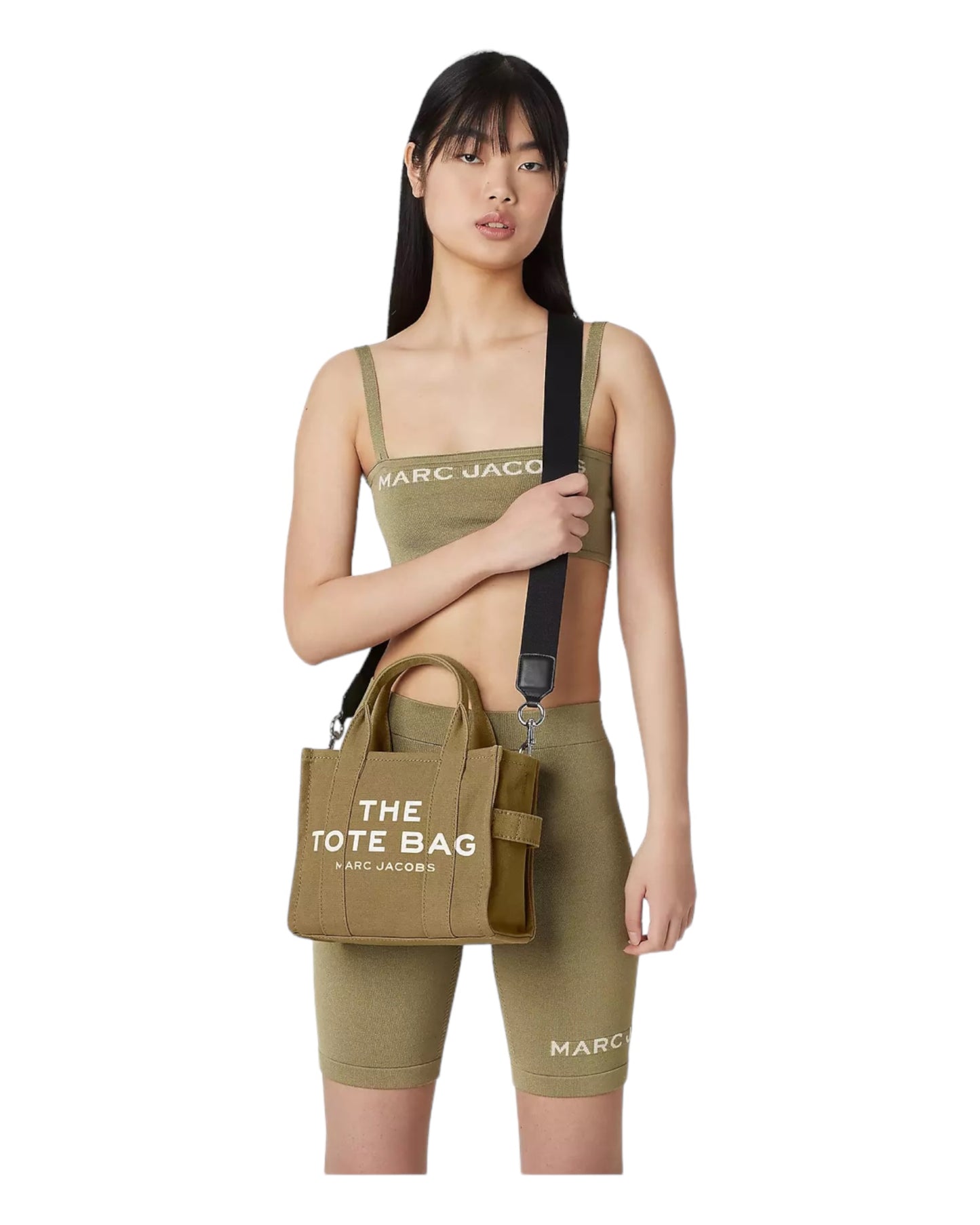 MARC JACOBS THE TOTE BAG SMALL SLATE GREEN