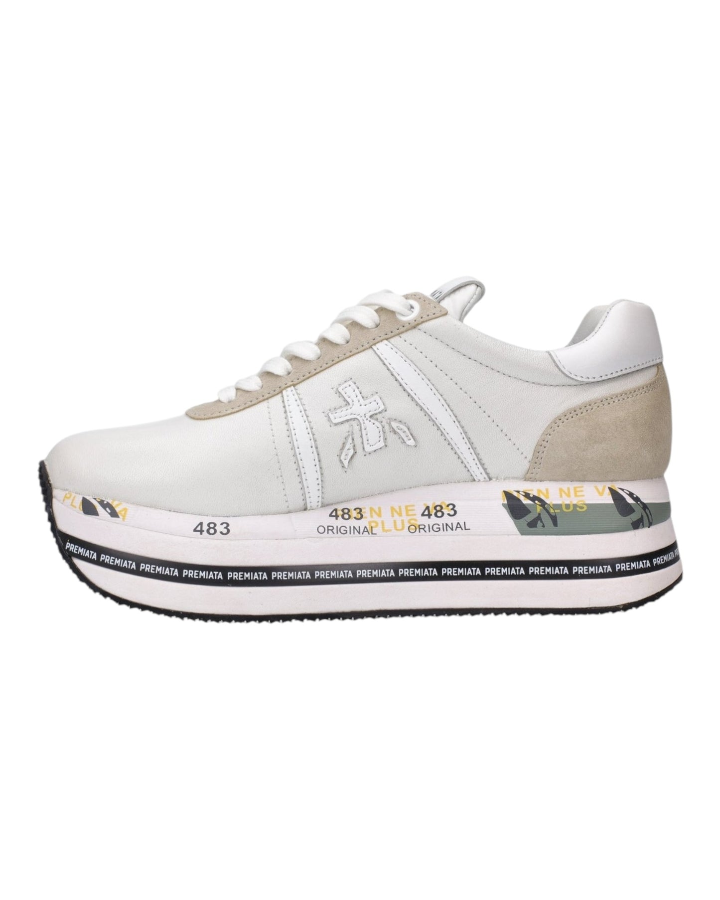 PREMIATA BETH 5603 IN PELLE BIANCA