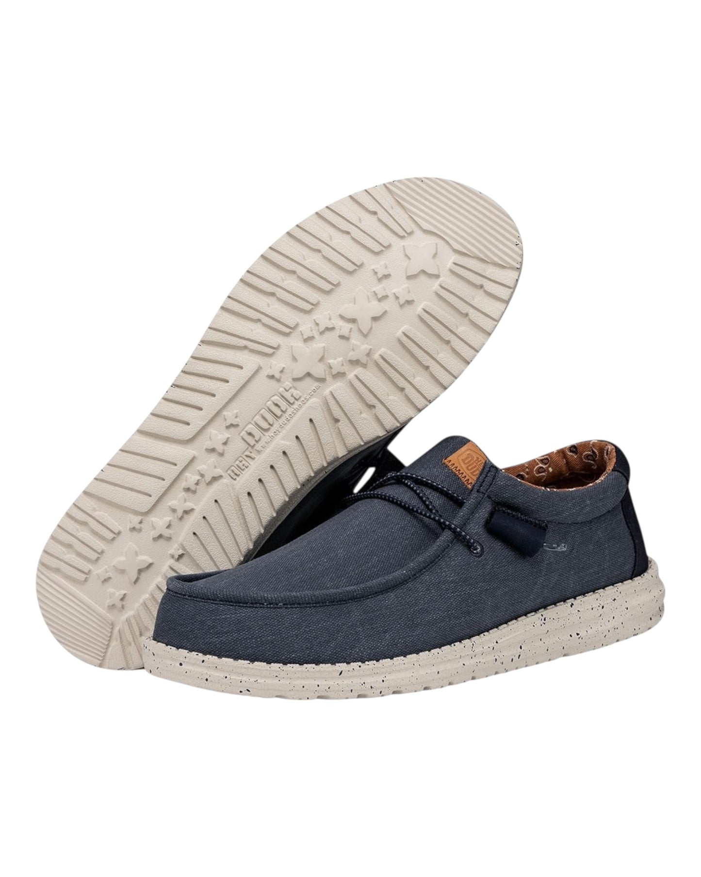 HEY DUDE WALLY WASHED IN CANVAS BLU