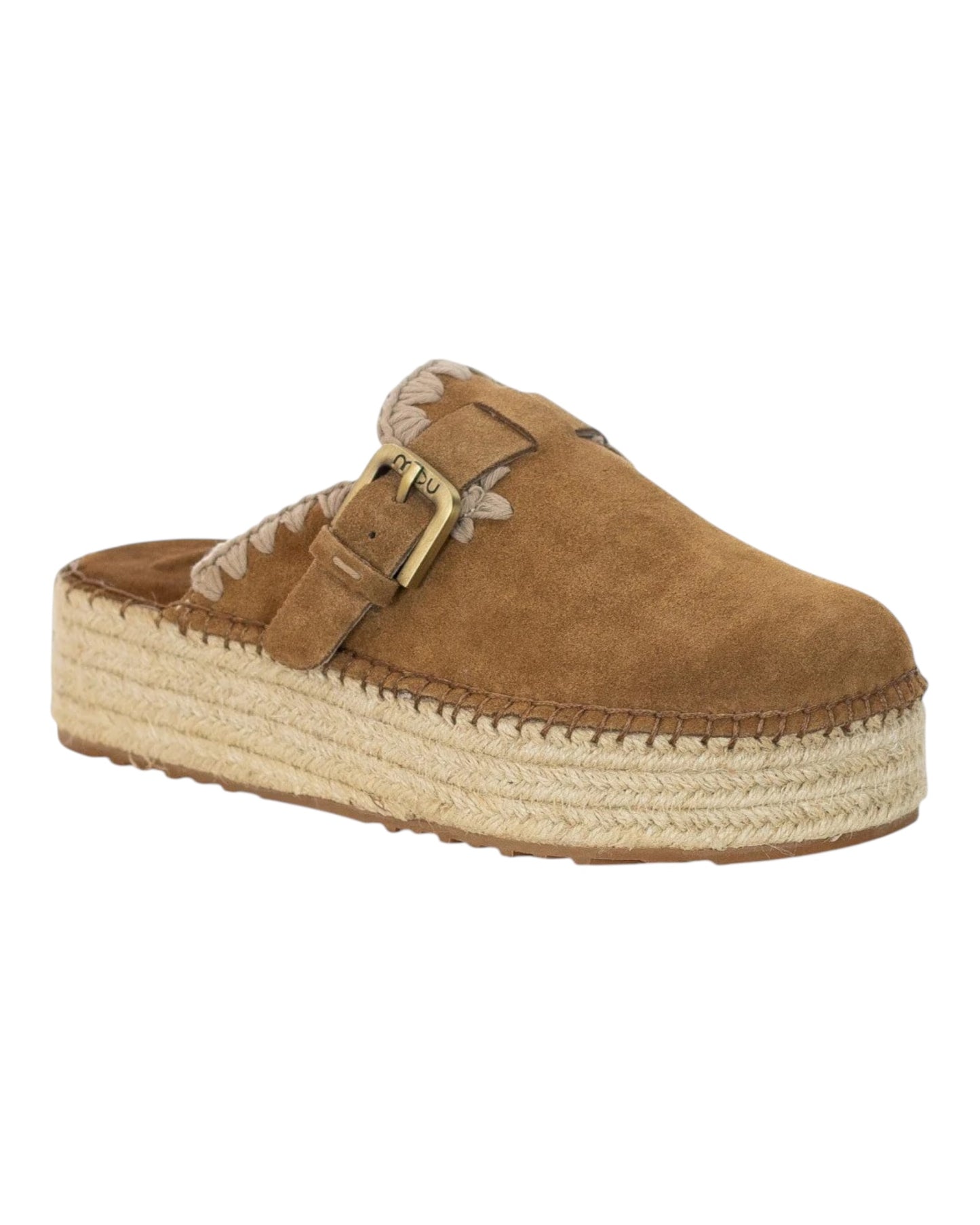 MOU JUTE CLOG SUEDE COG IN CAMOSCIO