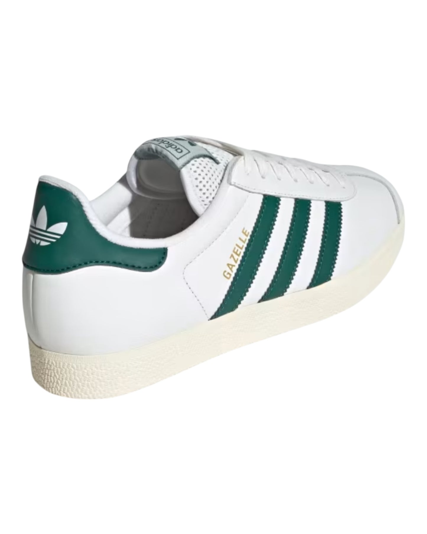 ADIDAS GAZELLE LEATHER BIANCA/VERDE