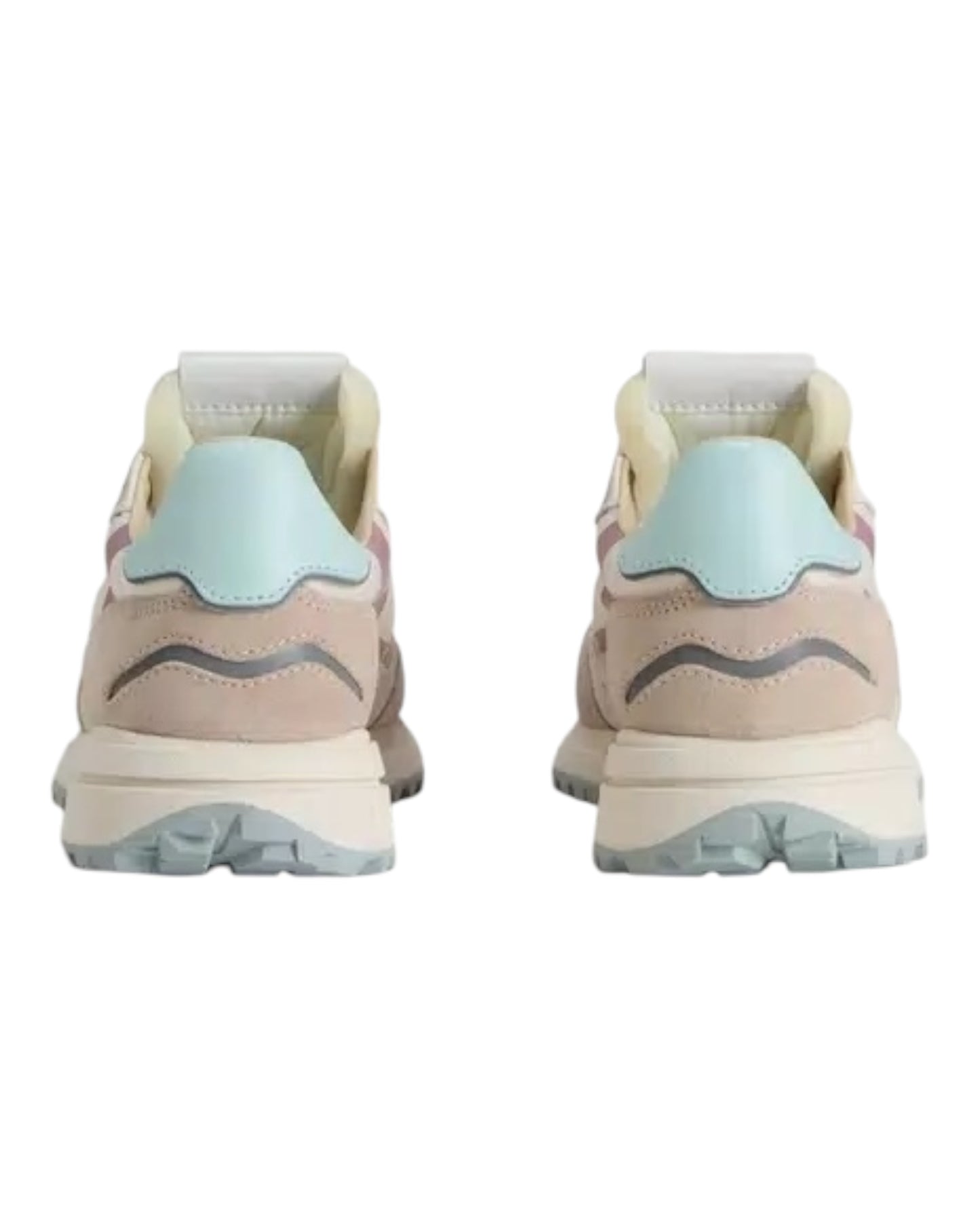 WOOLRICH RETRO DONNA IN CAMOSCIO BEIGE/ROSA