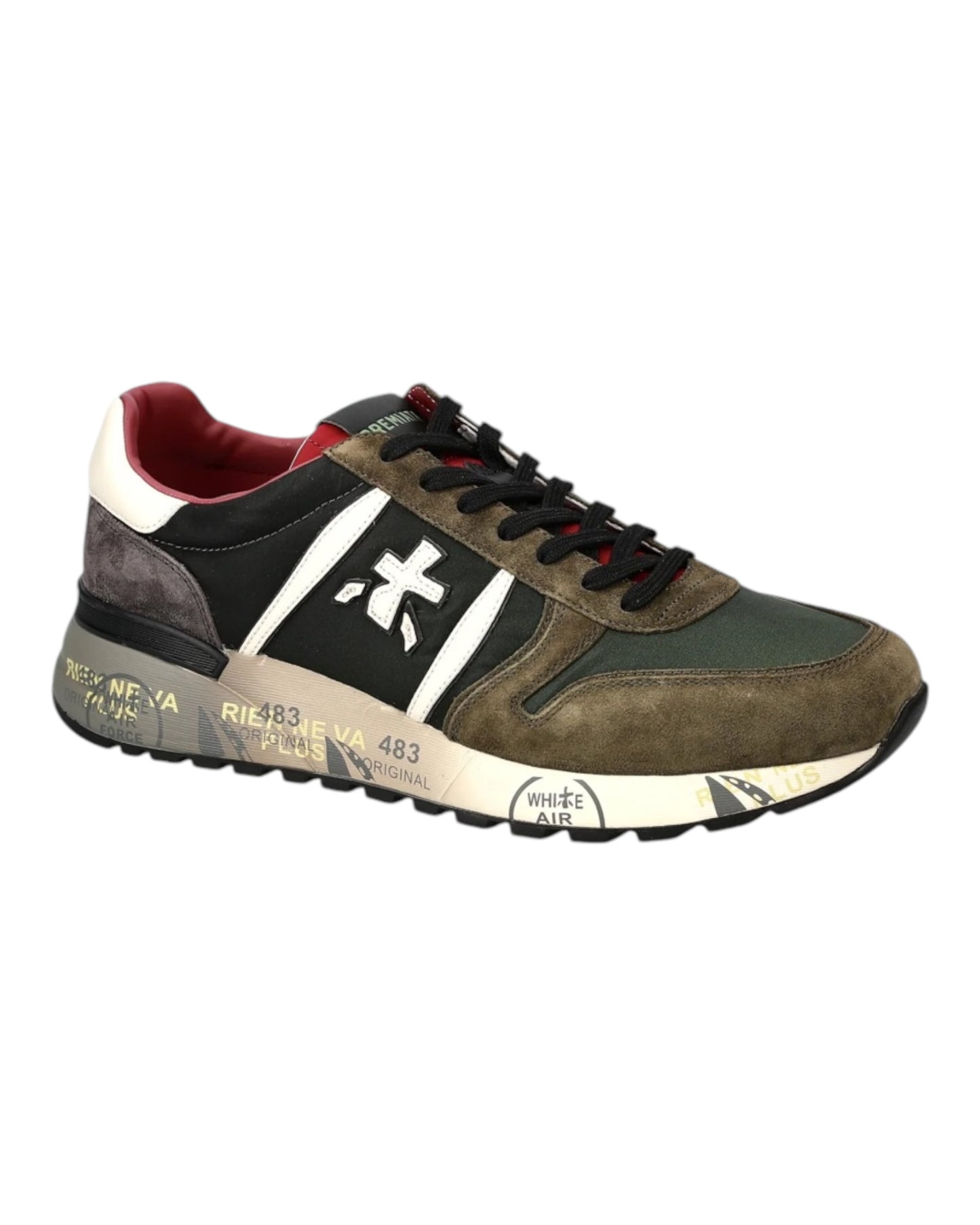 PREMIATA LANDER 6905 IN CAMOSCIO VERDE