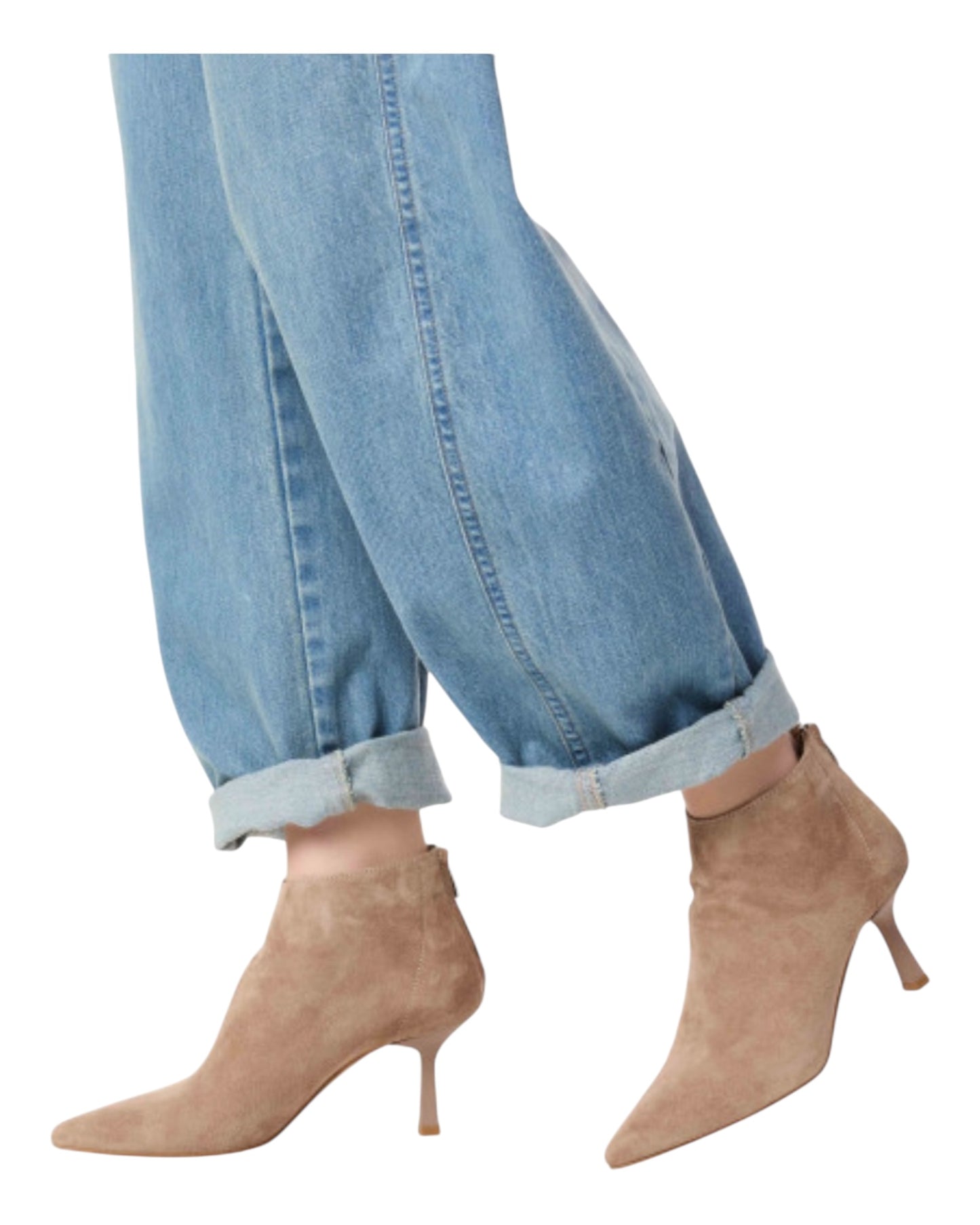 OVYE' AT7100 STILETTO A OUNTA IN CAMOSCIO BEIGE