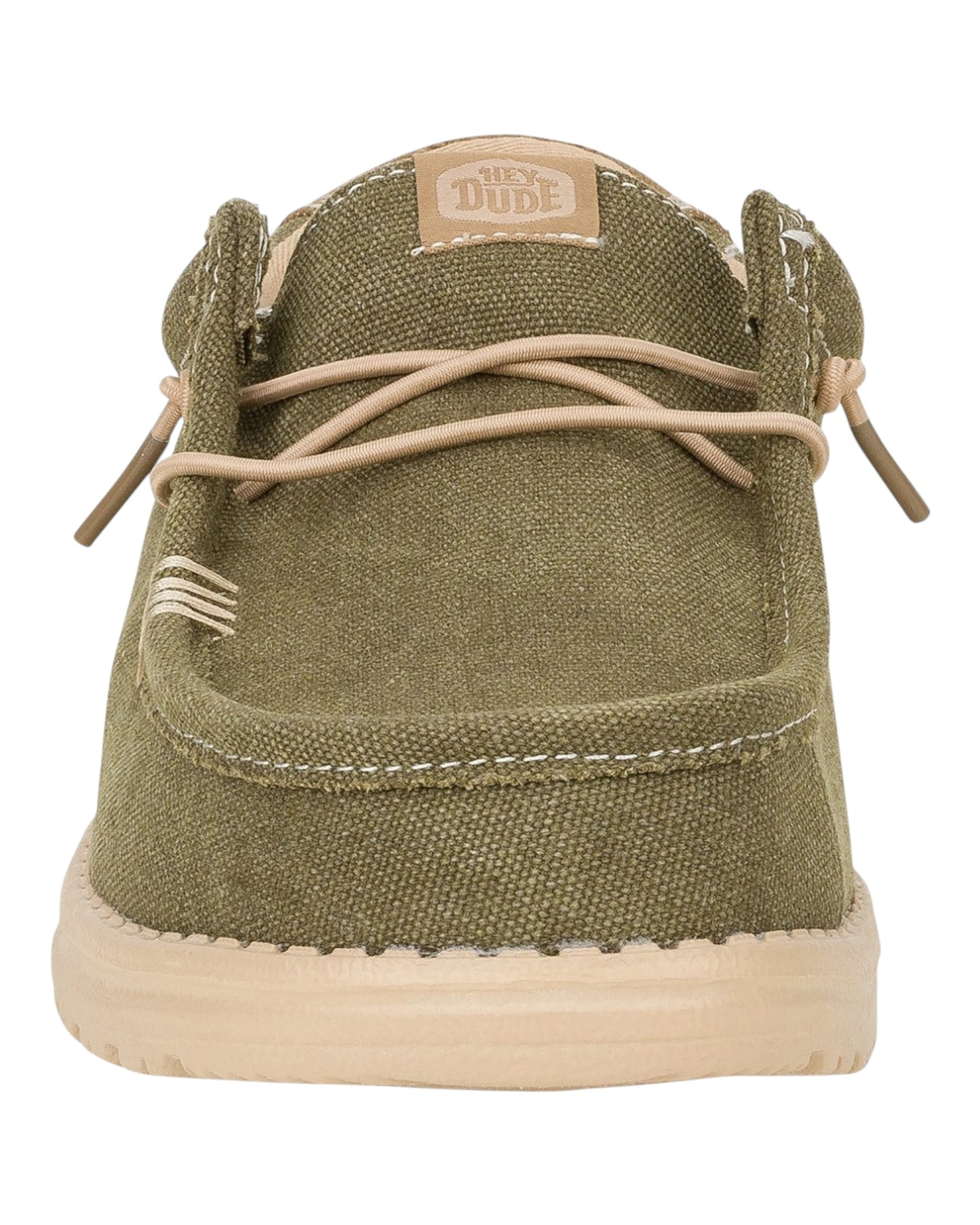 HEY DUDE WALLY WORKWEAR IN TESSUTO VERDE