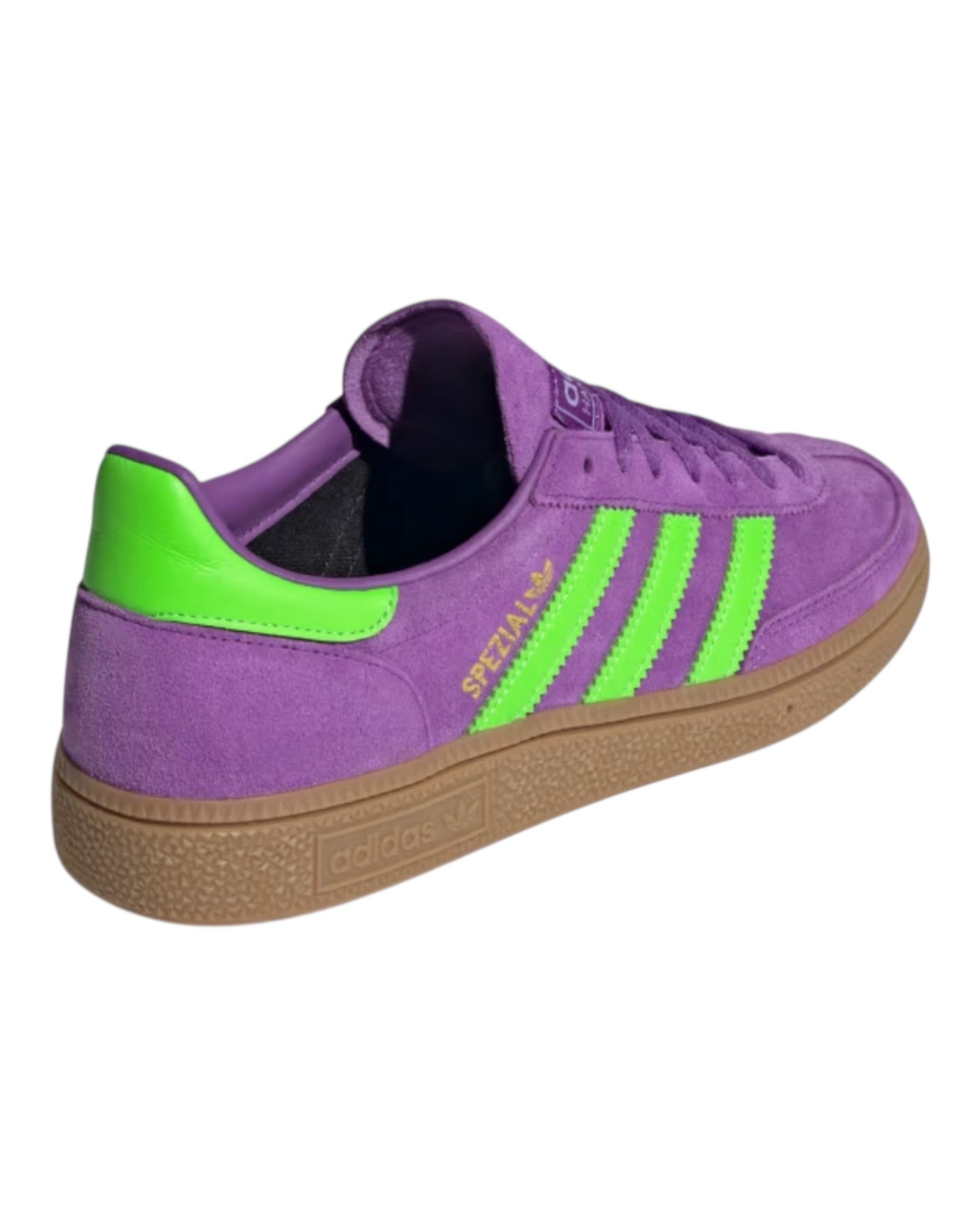 ADIDAS SPEZIAL IN CAMOSCIO VIOLA BANDE GIALLO FLUO
