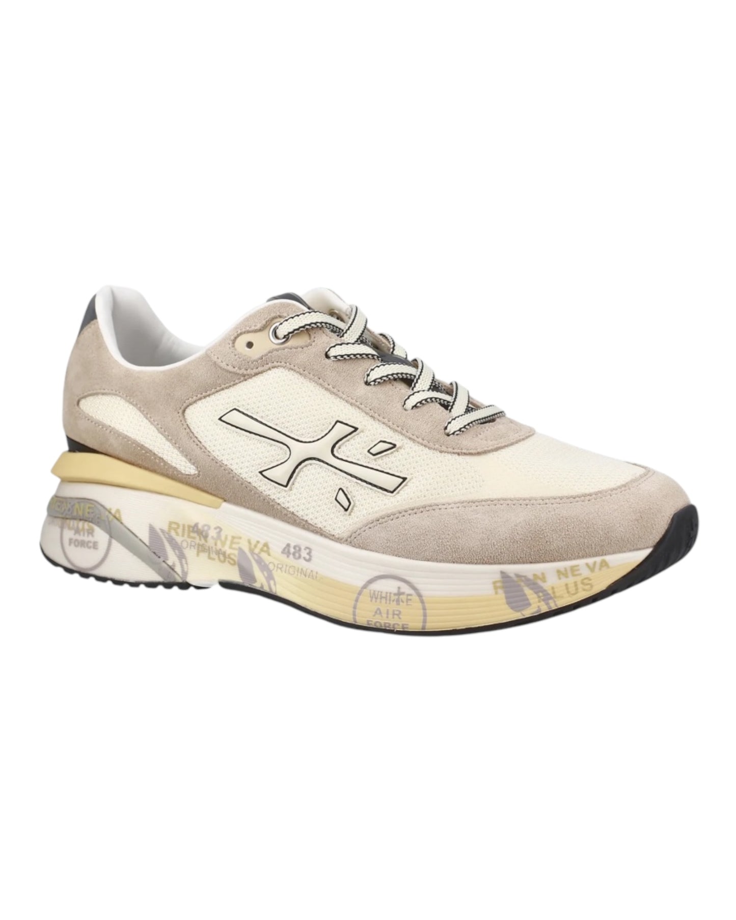 PREMIATA MOERUN 7298 IN CAMOSCIO E TESSUTO BEIGE