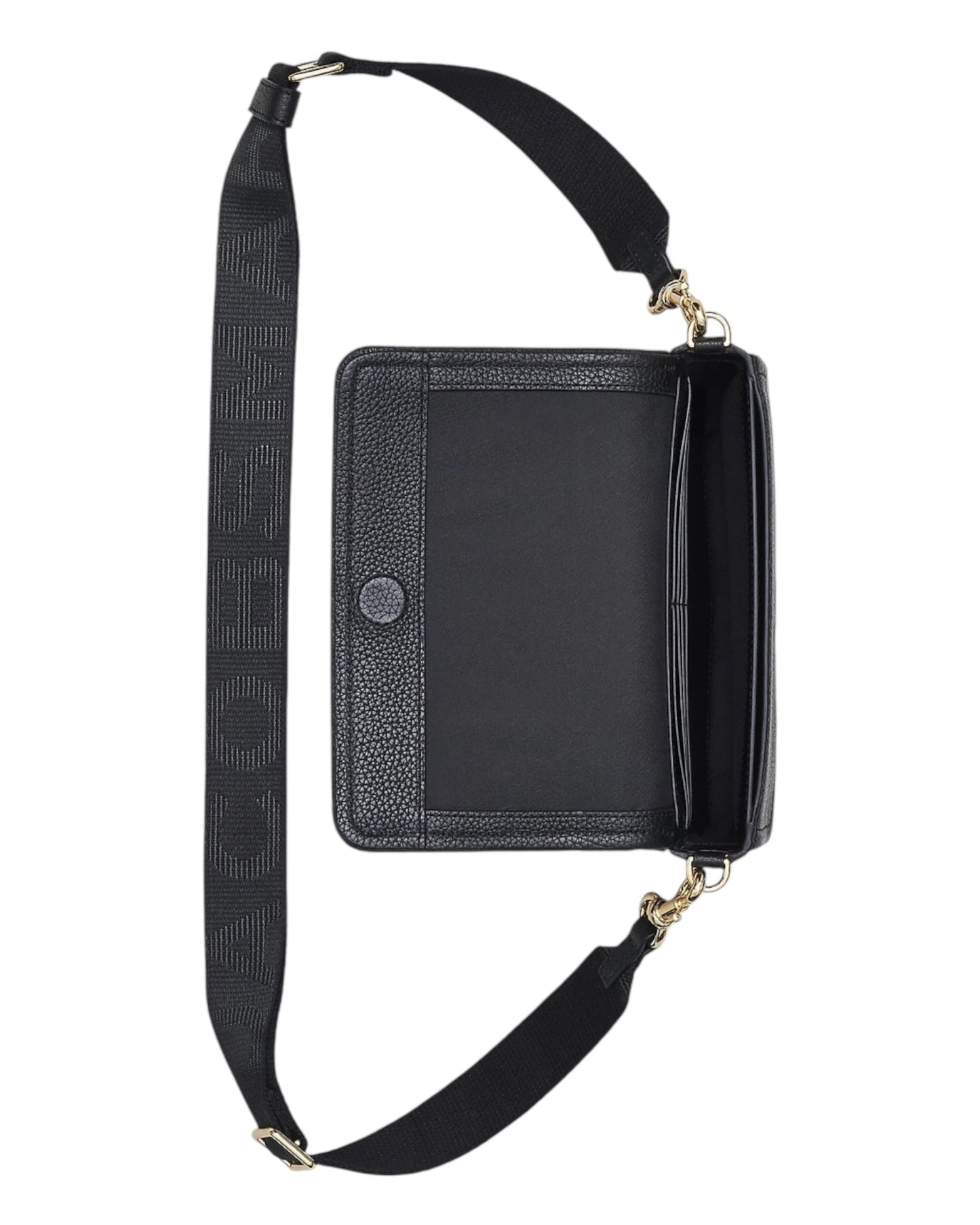 MARC JACOBS THE LEATHER MINI IN PELLE NERA