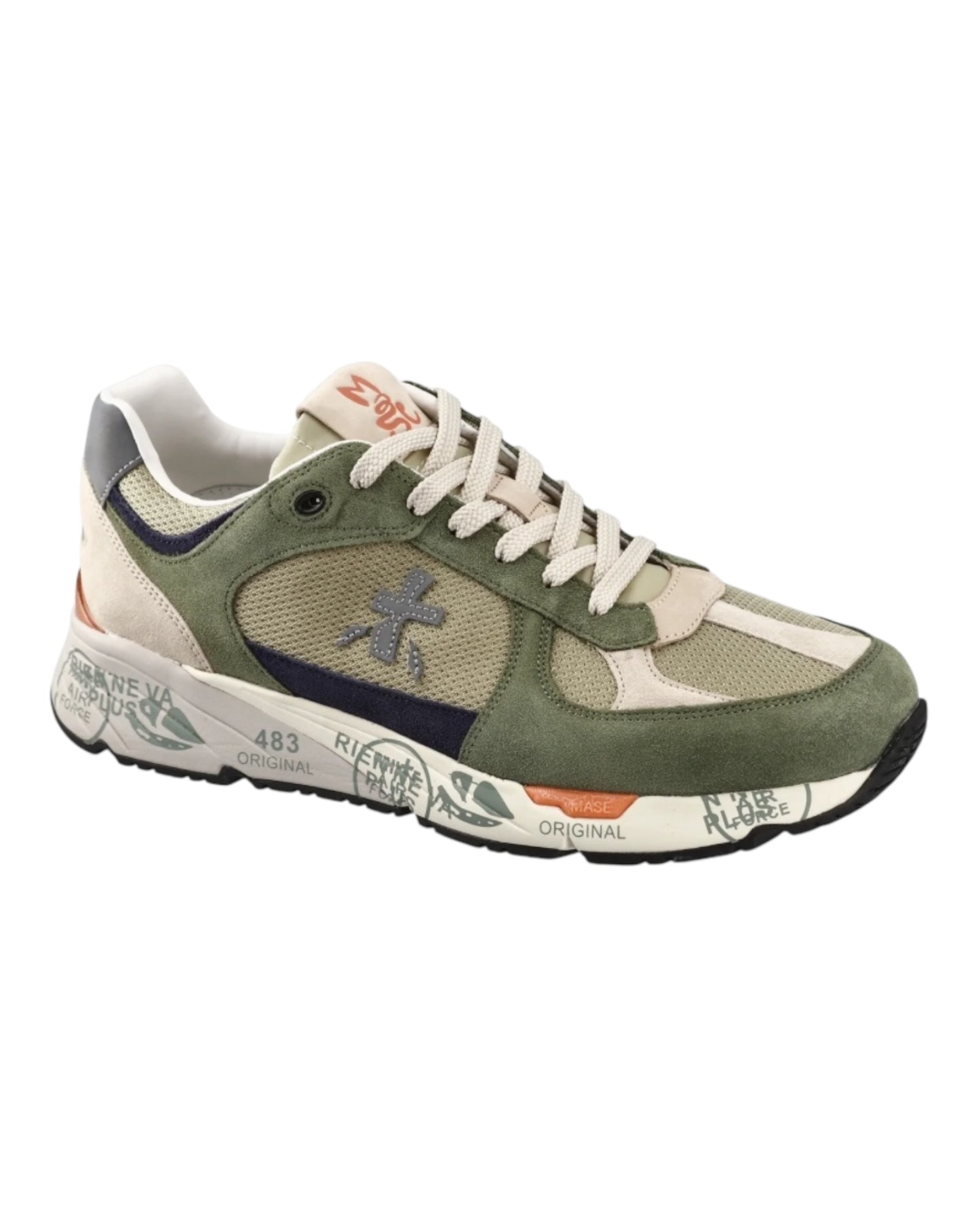 PREMIATA MASE 7295 IN CAMOSCIO VERDE