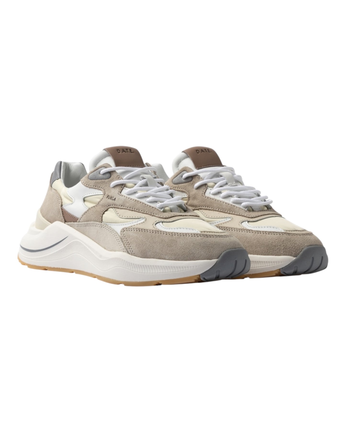 DATE FUGA NYLON CAMOSCIO E TESSUTO BEIGE