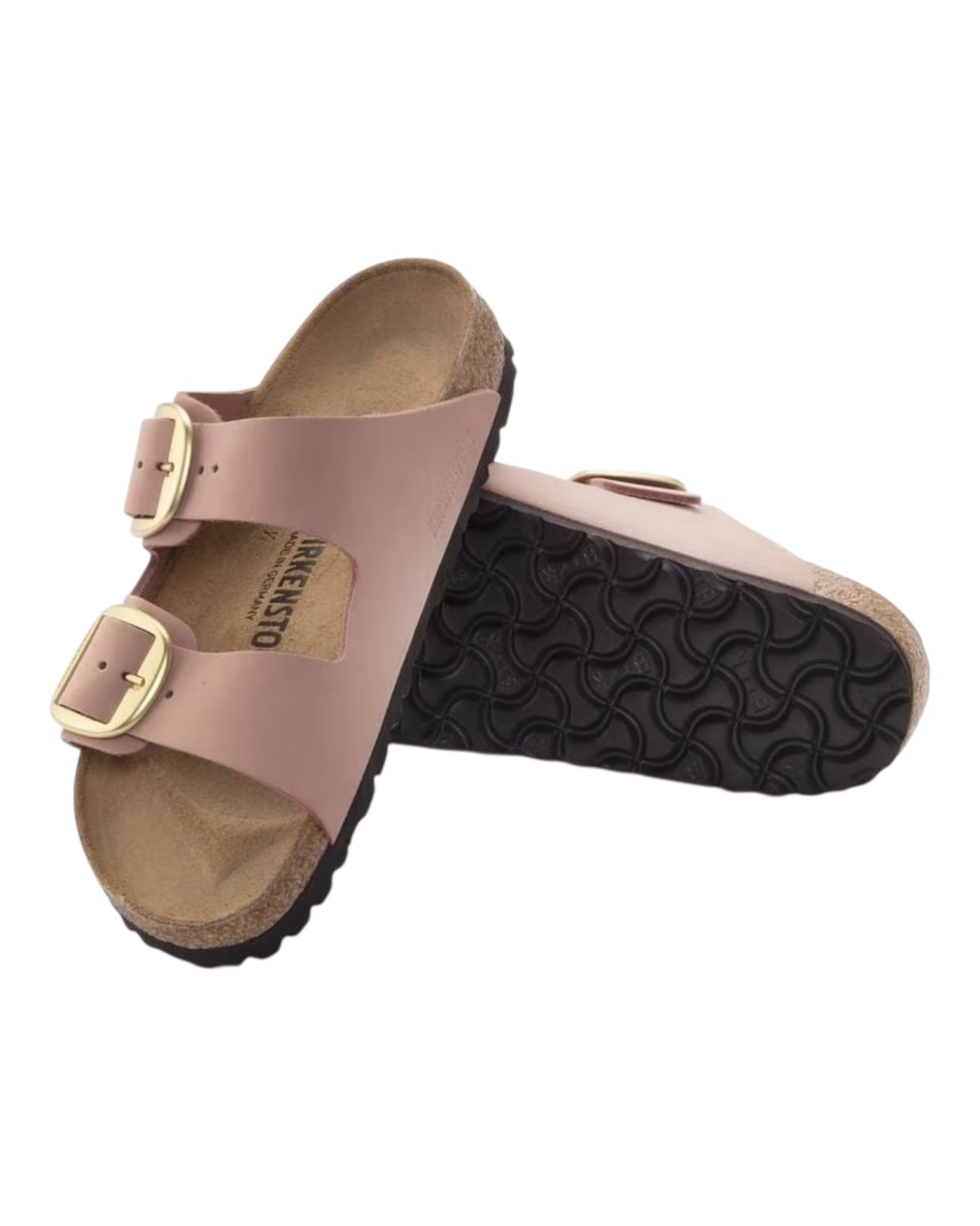 BIRKENSTOCK BIG BUCKLE IN NABUK ROSA