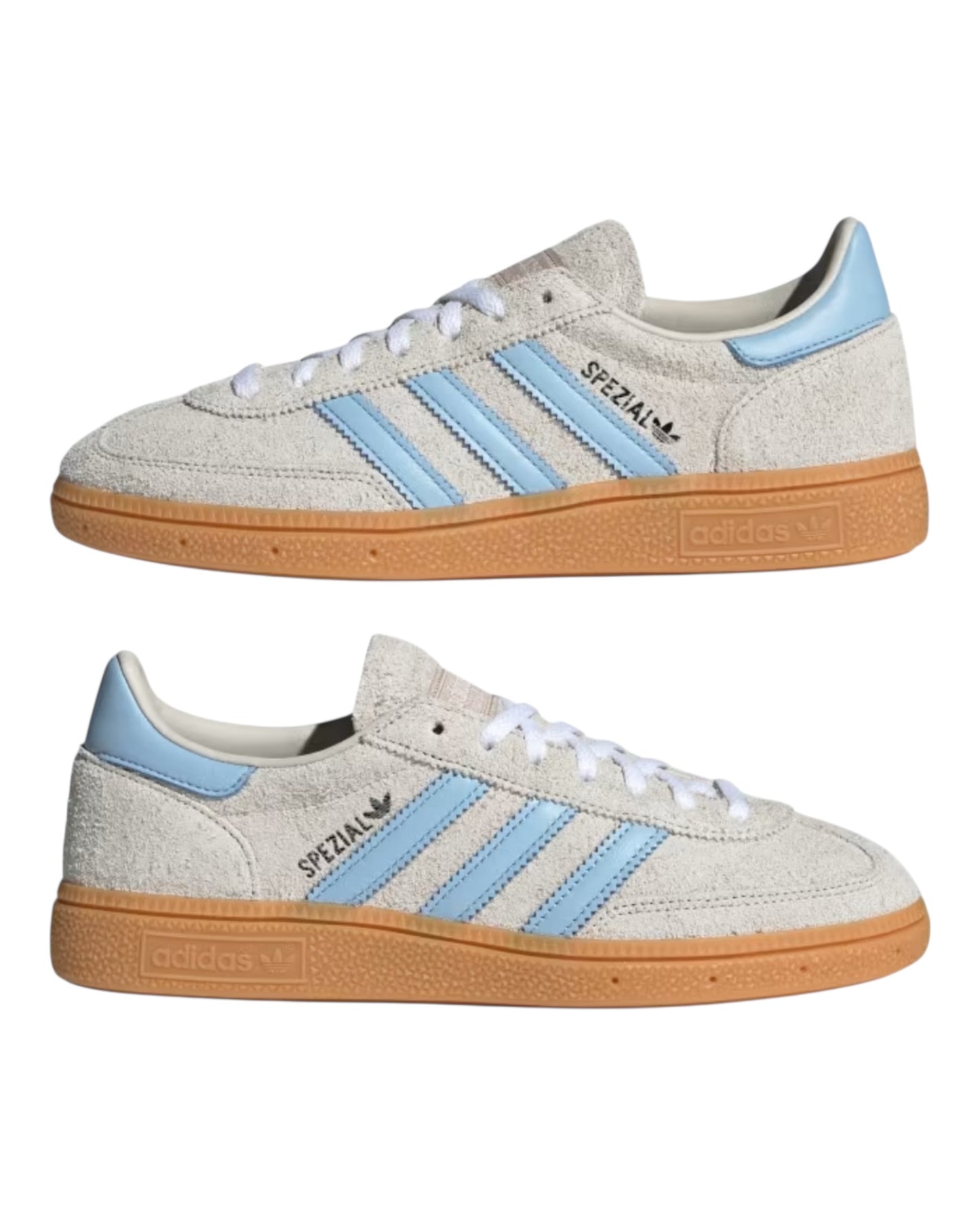 ADIDAS SPEZIAL IN CAMOSCIO GRIGIO BANDE AZZURRO