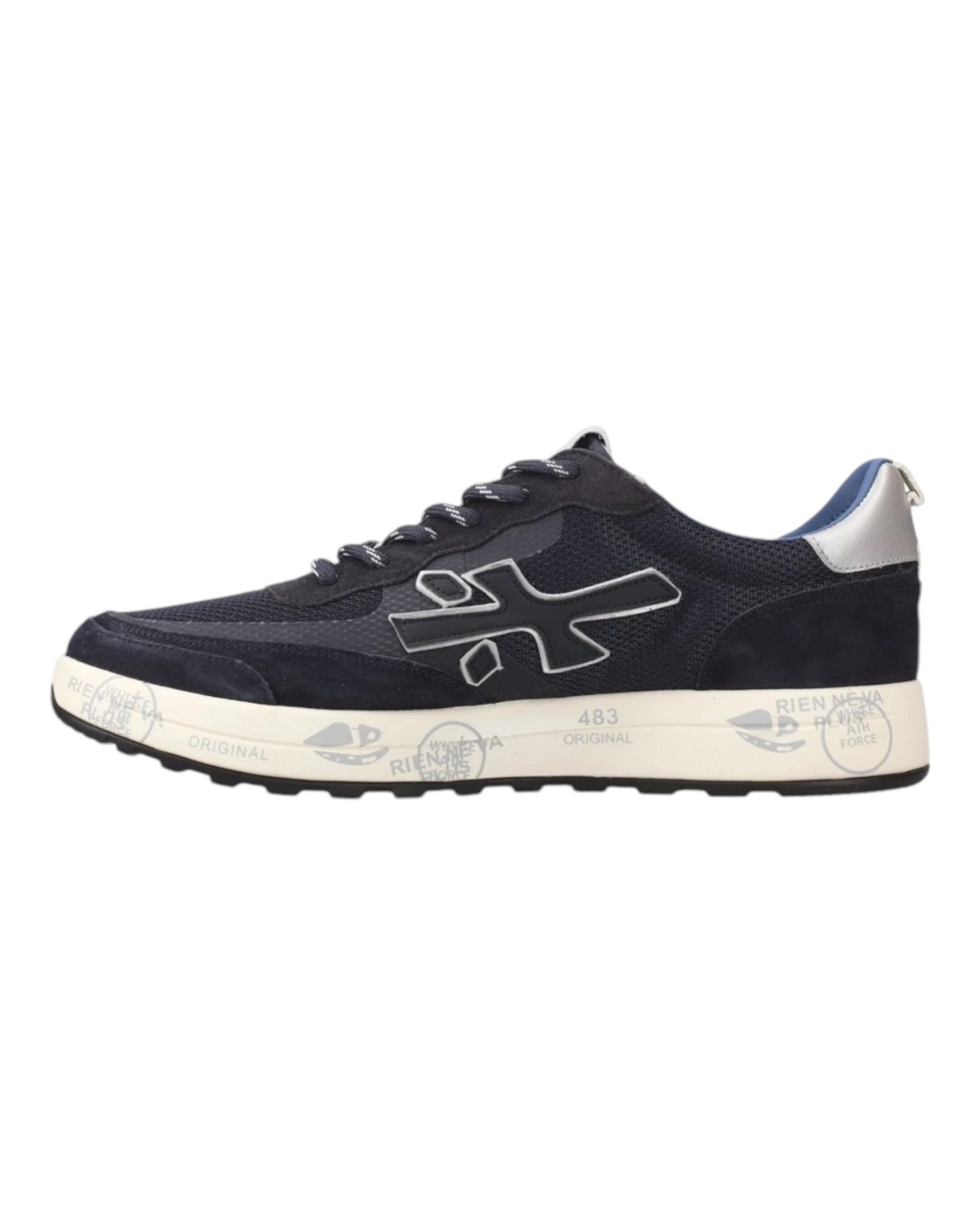 PREMIATA NOUS 6857 IN CAMOSCIO/TESSUTO BLU
