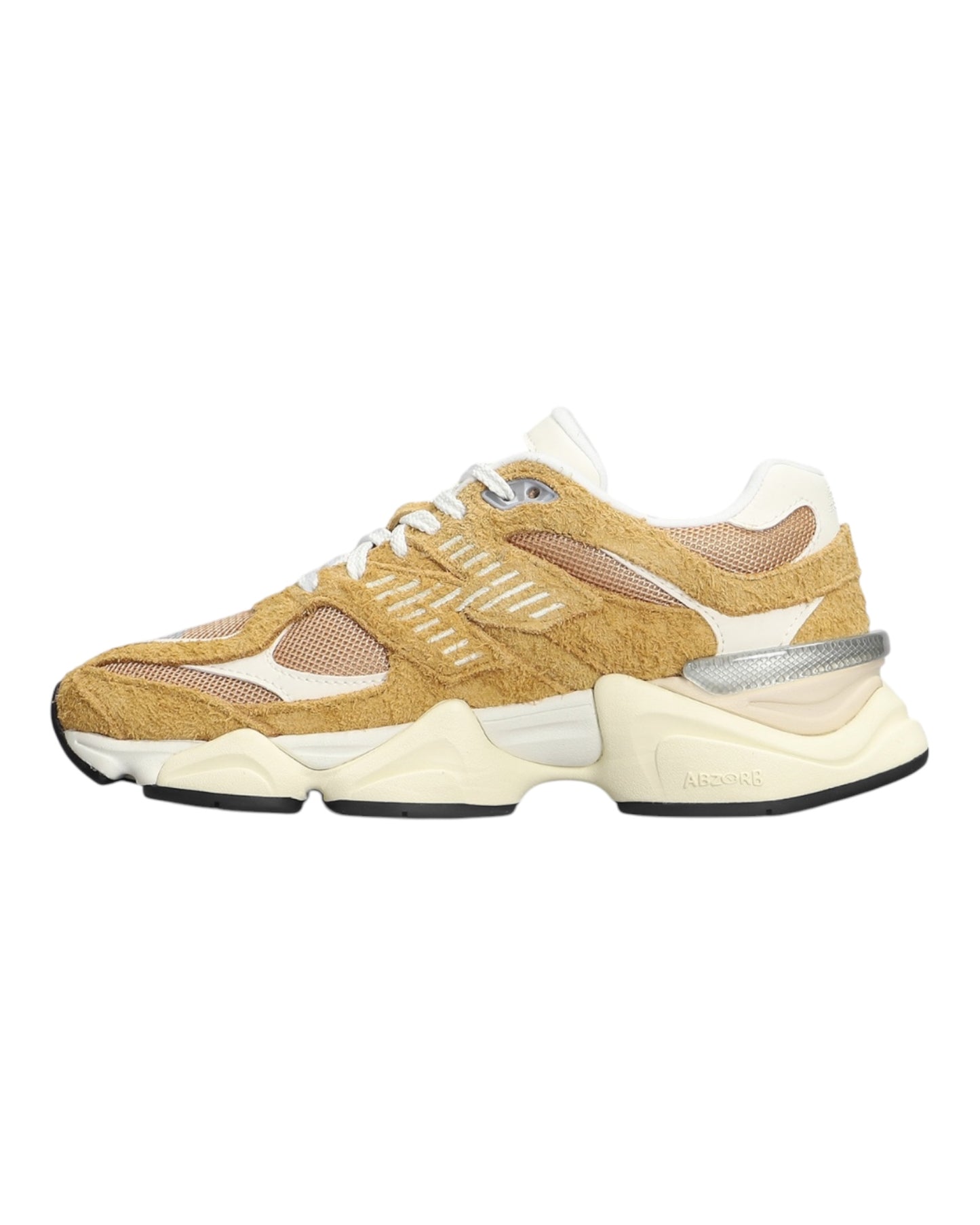 NEW BALANCE 9060HMT IN CAMOSCIO TABACCO