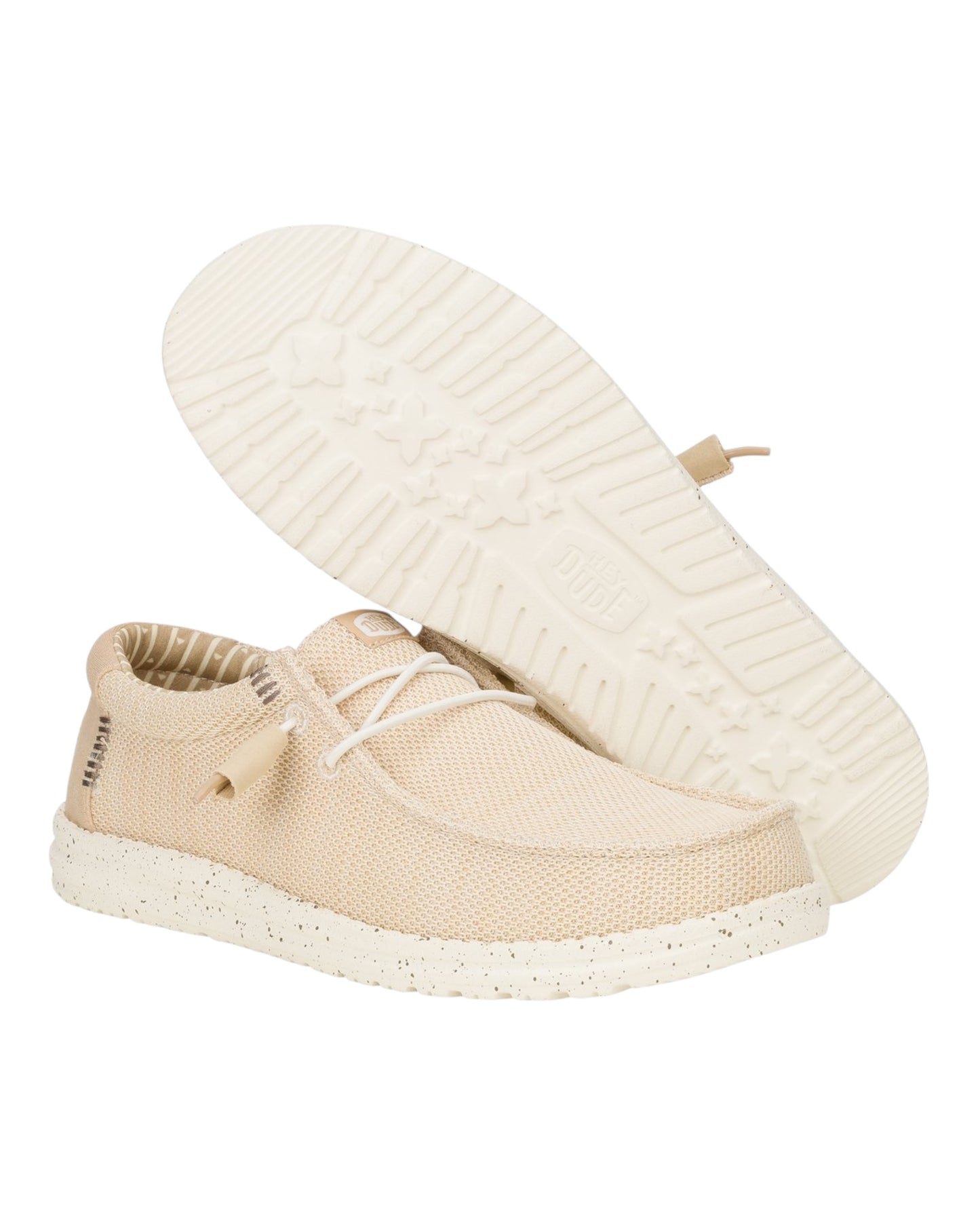 HEY DUDE WALLY SOX IN TESSUTO BEIGE