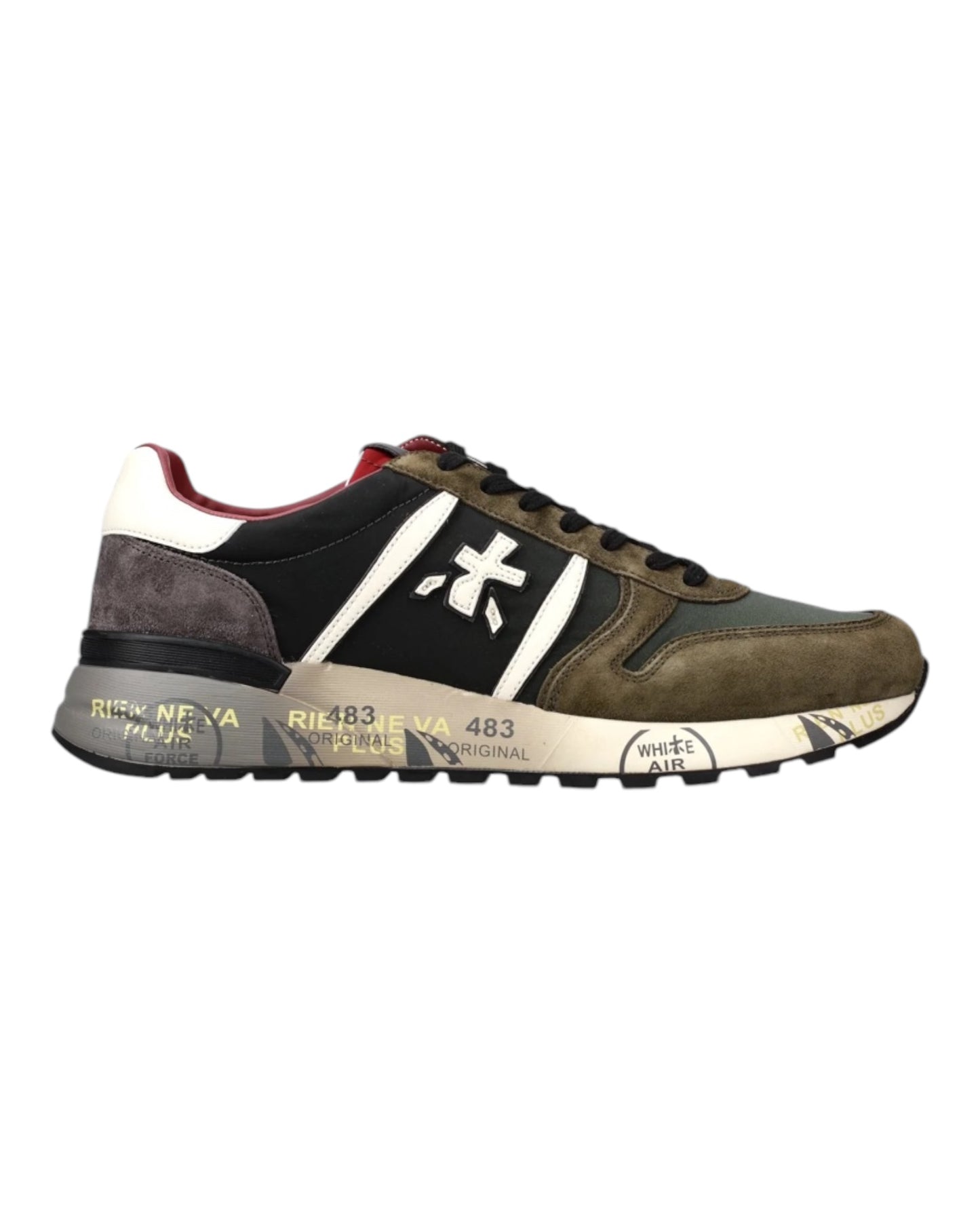 PREMIATA LANDER 6905 IN CAMOSCIO VERDE