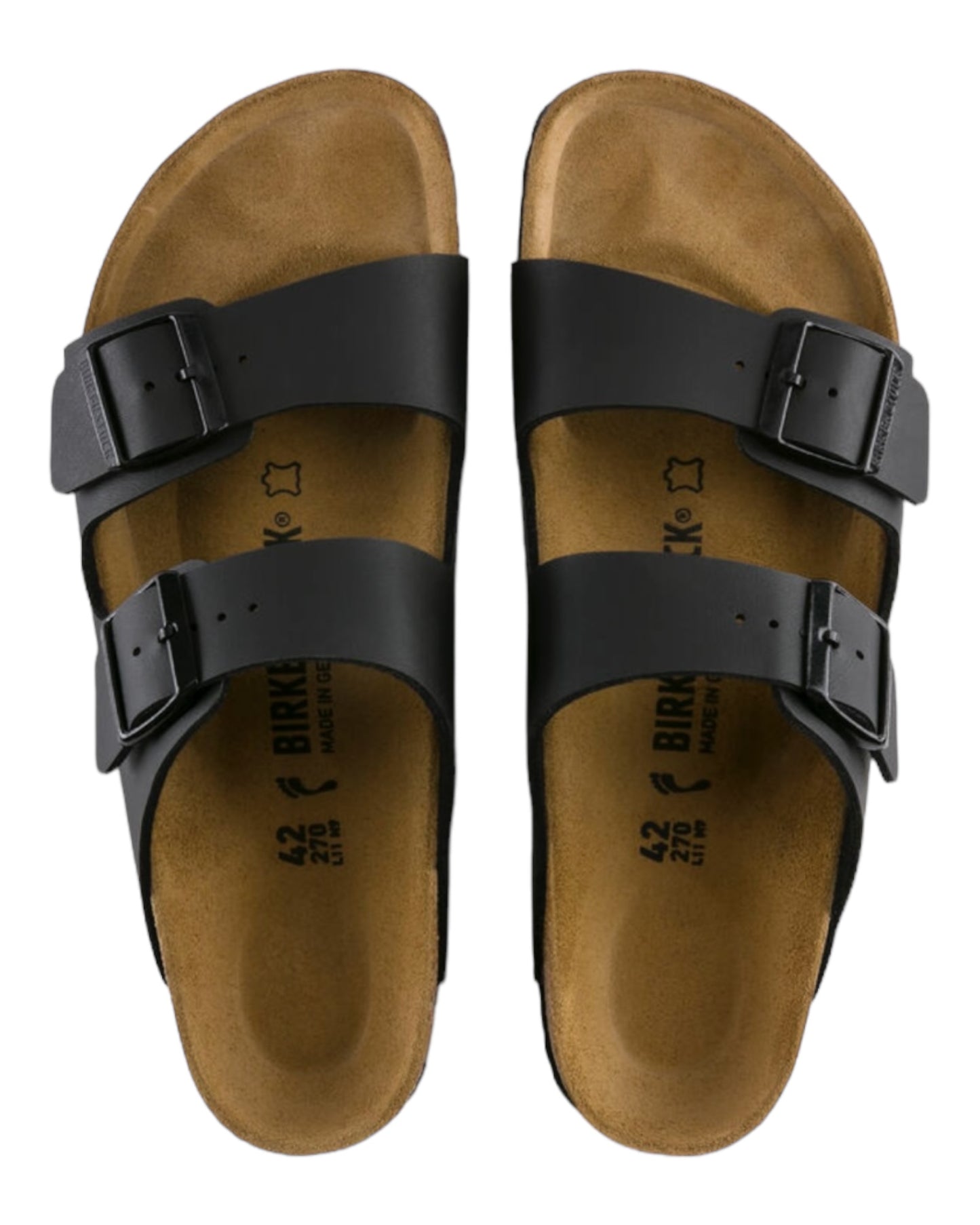 BIRKENSTOCK ARIZONA BIRKOFLOR NERO