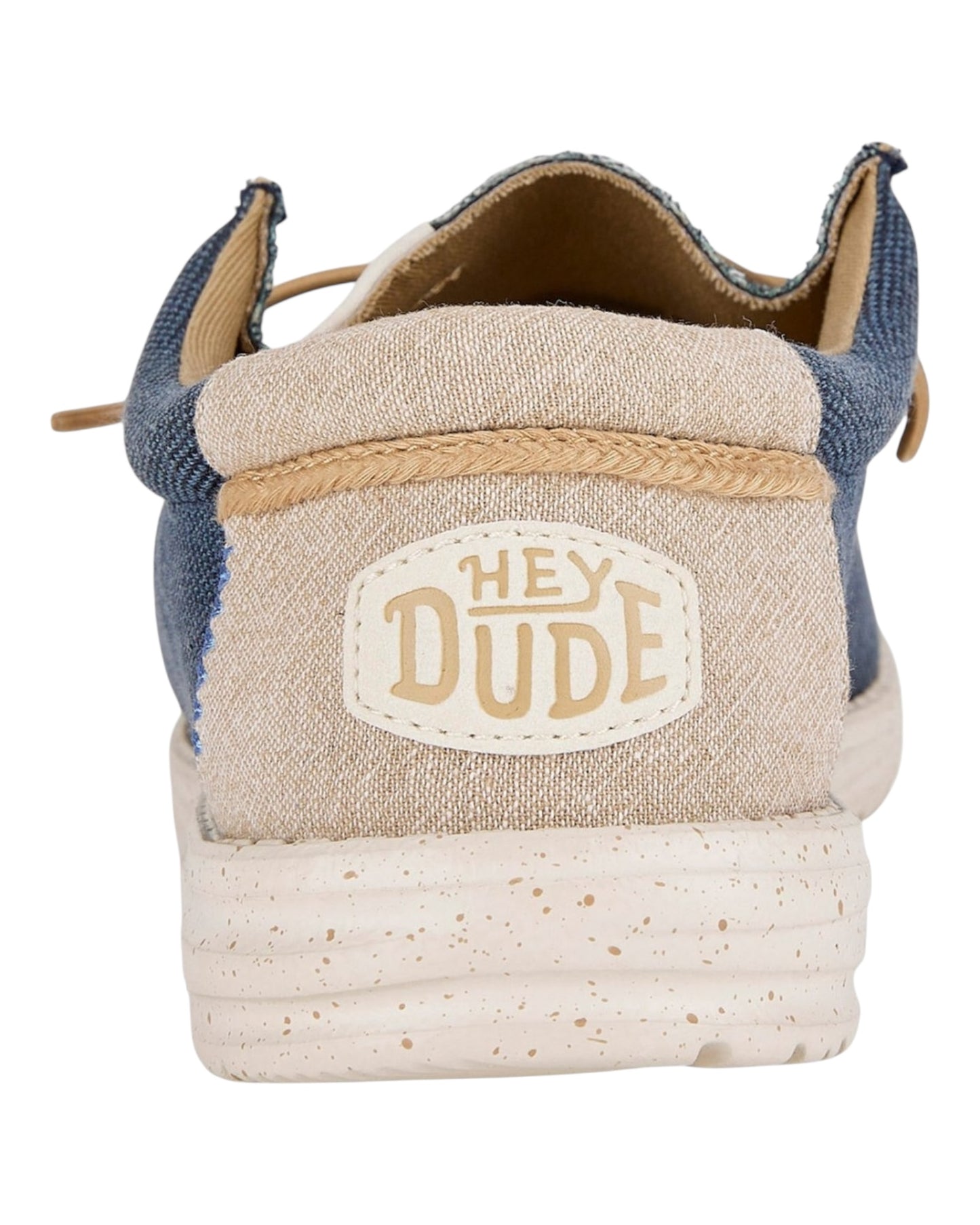 HEY DUDE WALLY JUTE IN TESSUTO AZZURRO