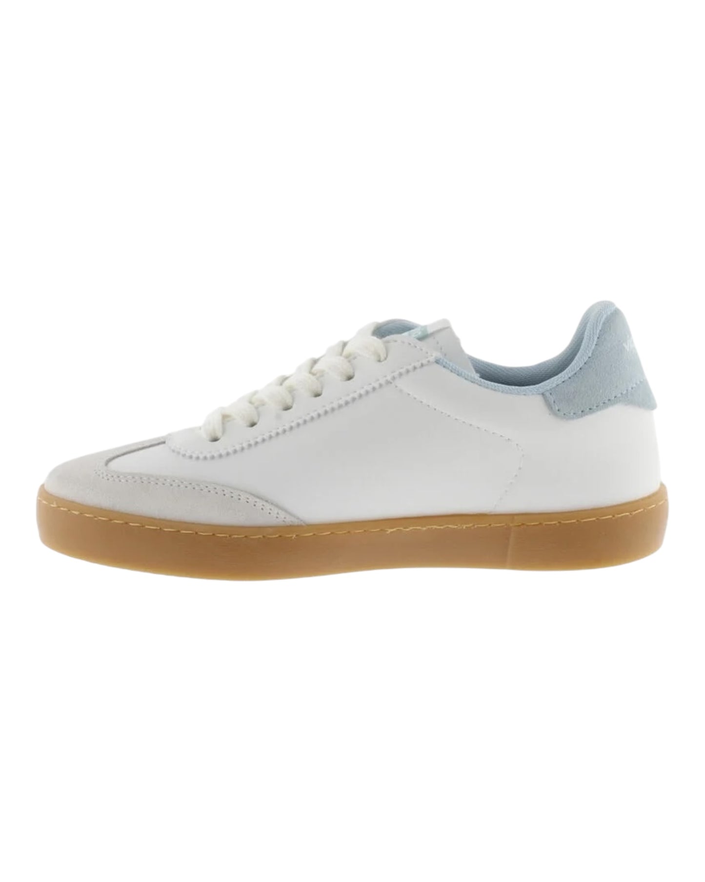 VICTORIA 11262 IN PELLE E CAMOSCIO INSERTI E LOGO AZZURRO