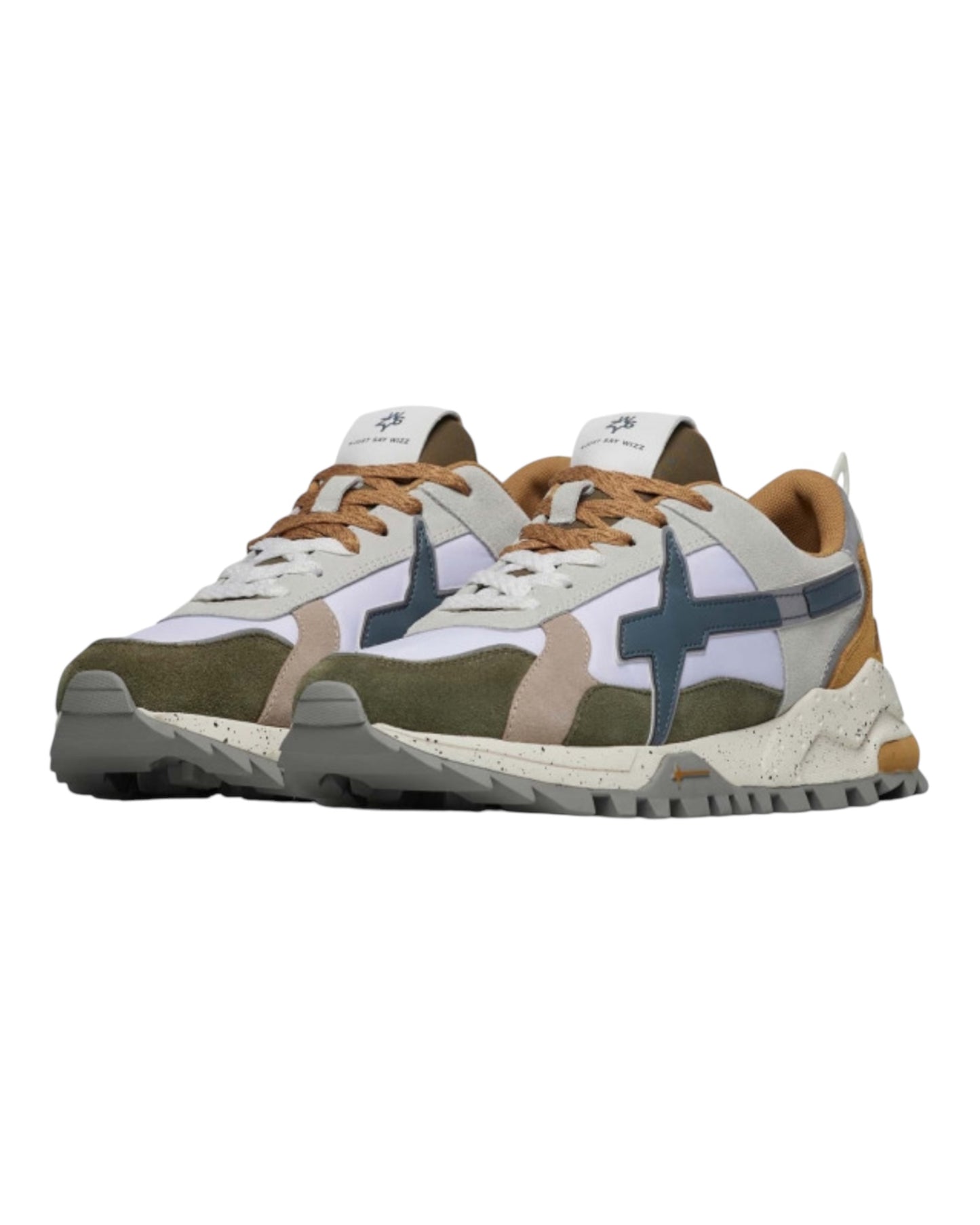 W6YZ BREEZE IN CAMOSCIO VERDE/BIANCA/GIALLA
