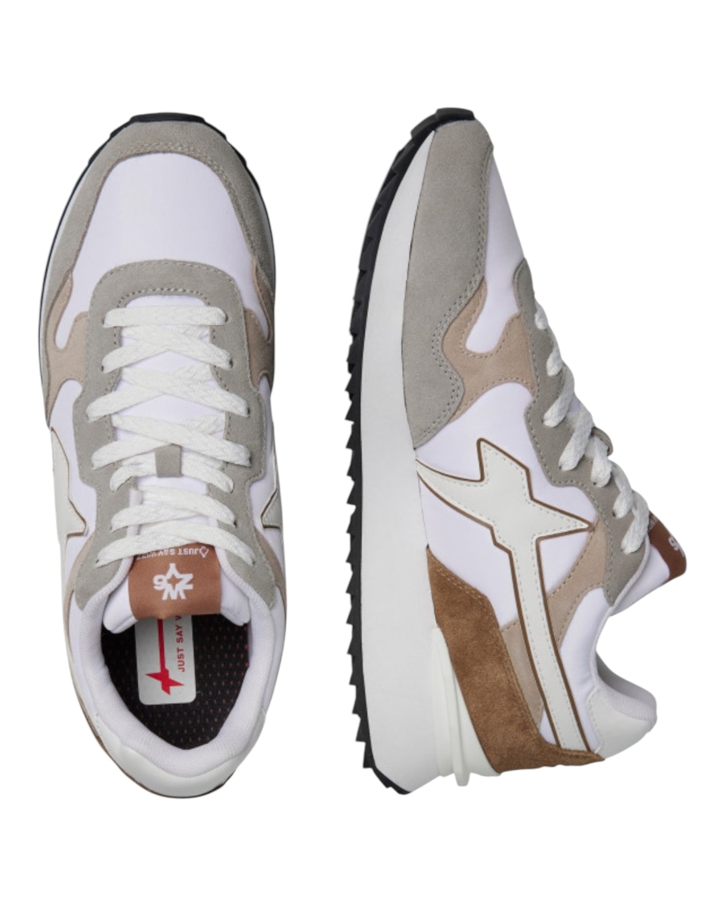 W6YZ YAK TESSUTO BIANCO/MARRONE/BEIGE