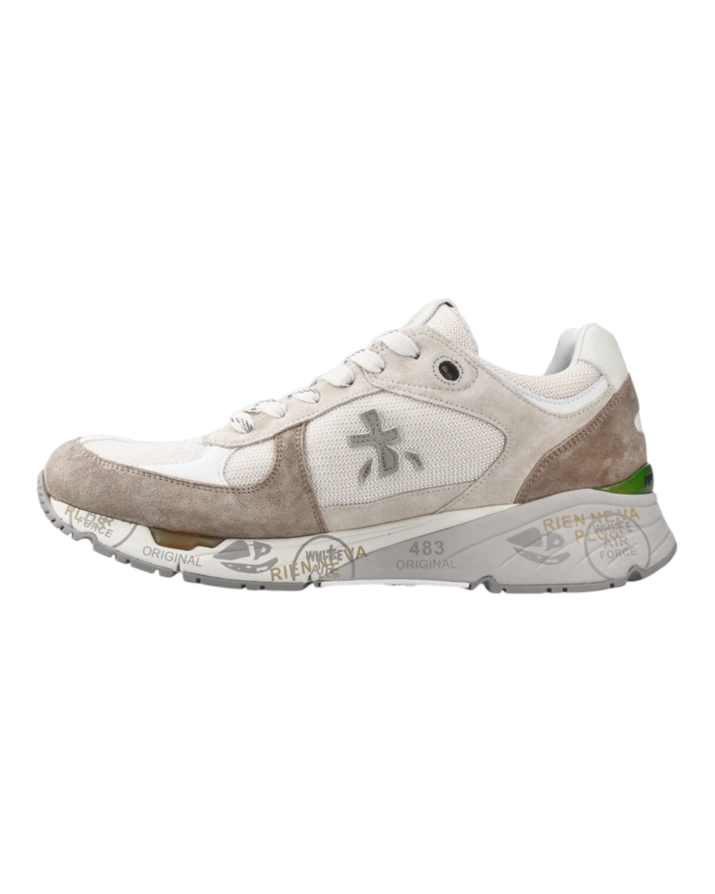 PREMIATA MASE 7241 IN CAMOSCIO BEIGE/BIANCA