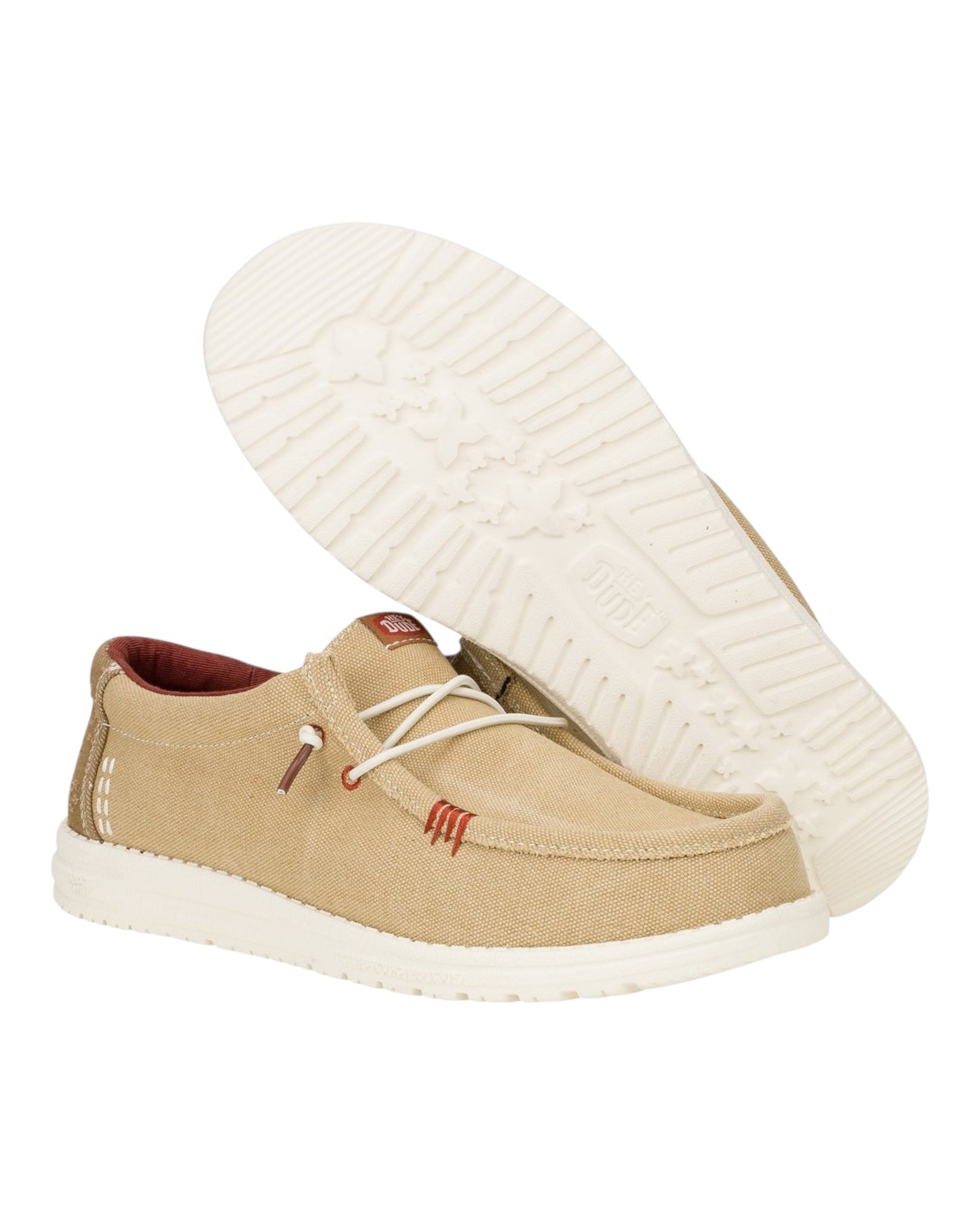 HEY DUDE WALLY WORKWEAR IN TESSUTO BEIGE