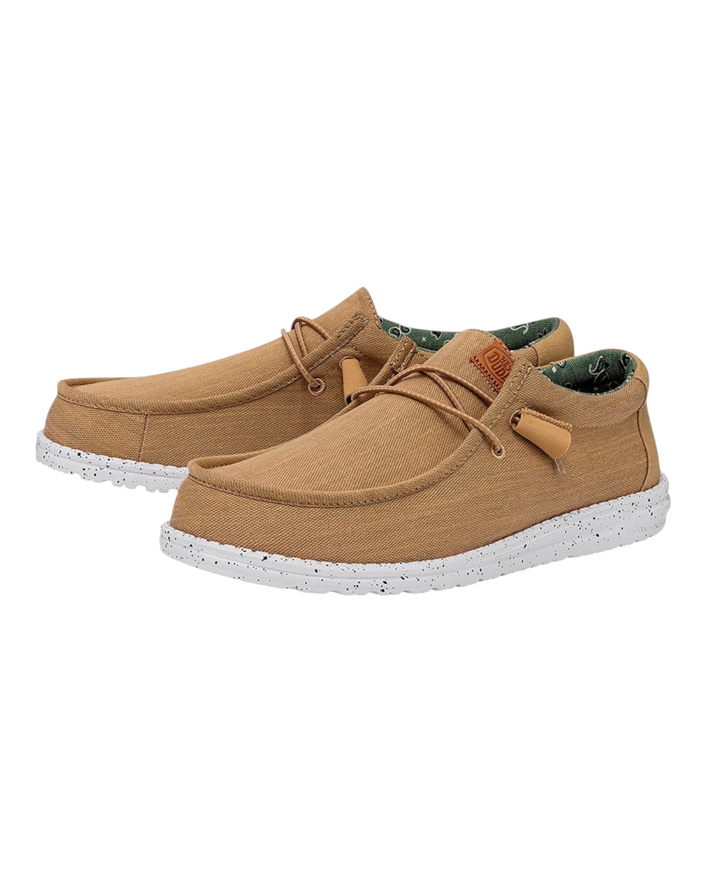 HEY DUDE WALLY WASHED IN CANVAS BEIGE