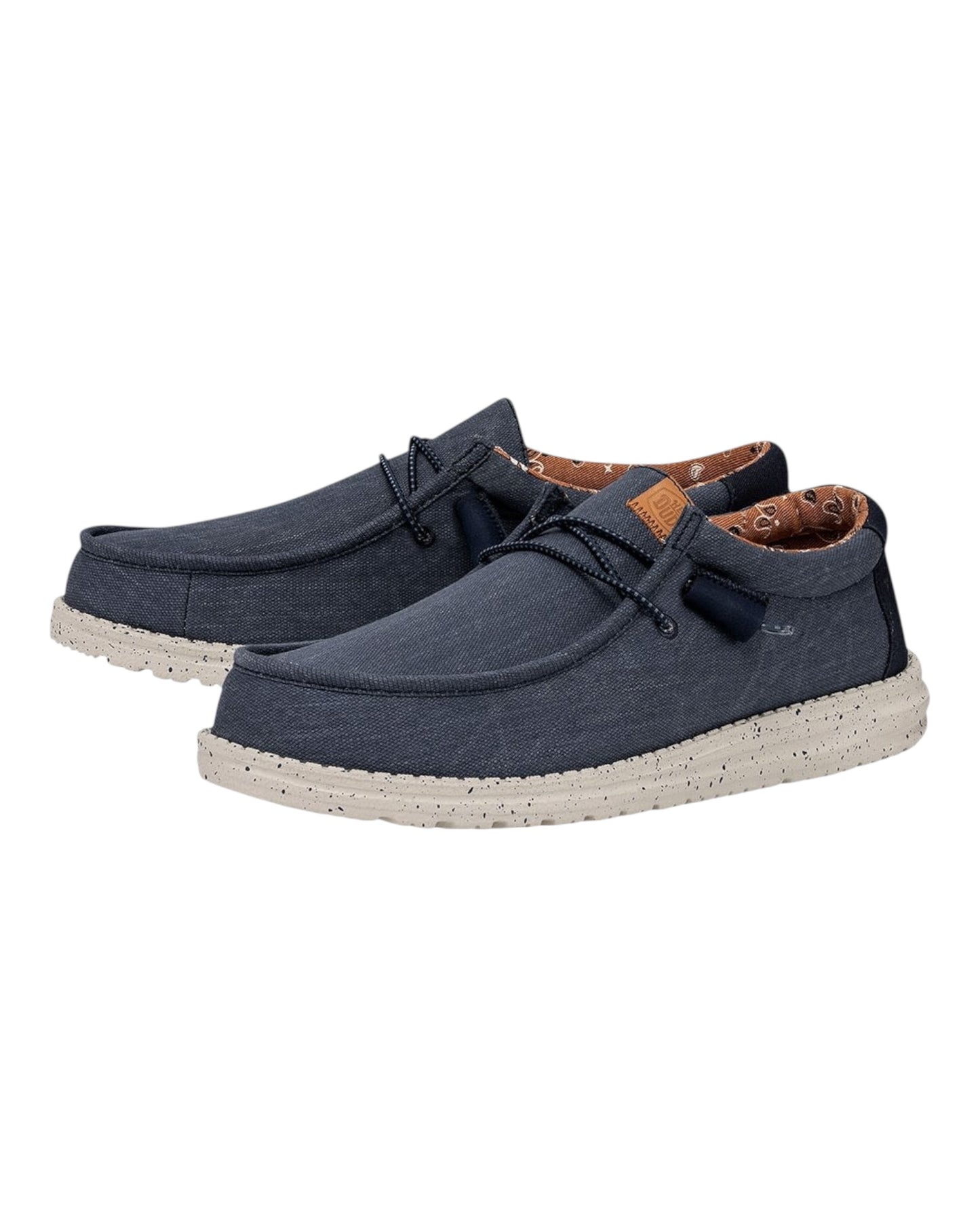 HEY DUDE WALLY WASHED IN CANVAS BLU