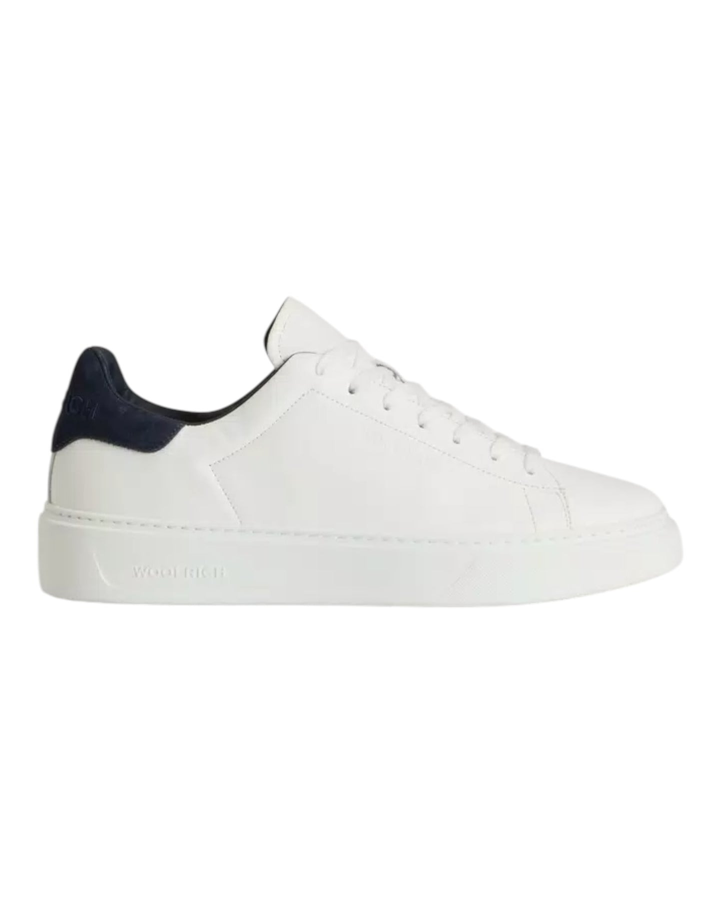 WOOLRICH COURT PELLE BIANCA/BLU