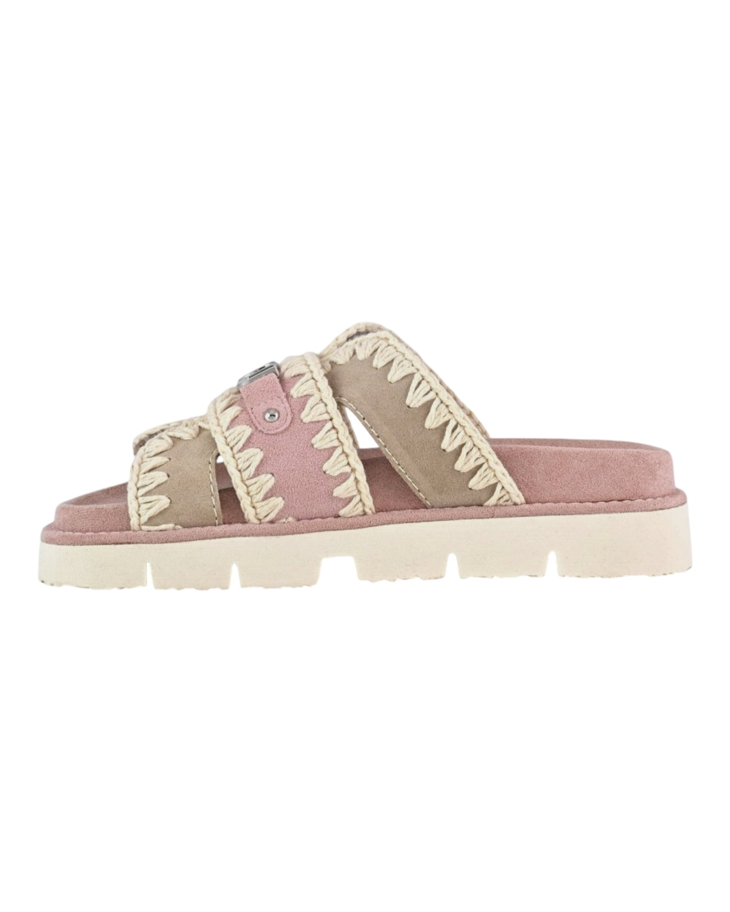 MOU BIO SANDAL BICOLOR ROSA/BEIGE (SPEO)