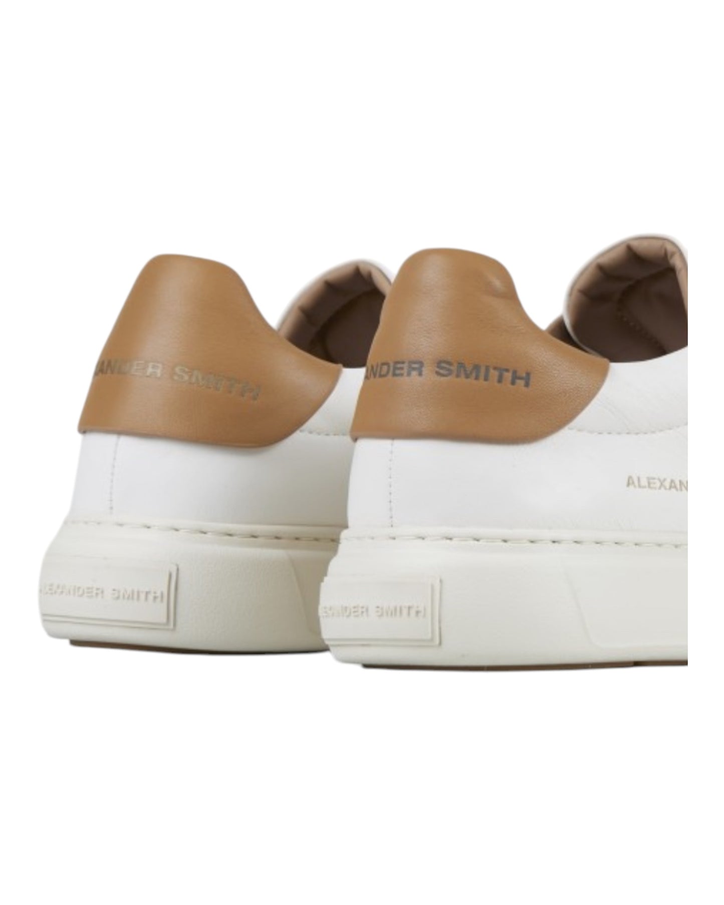 ALEXANDER SMITH SOHO PELLE BIANCA/MARRONE