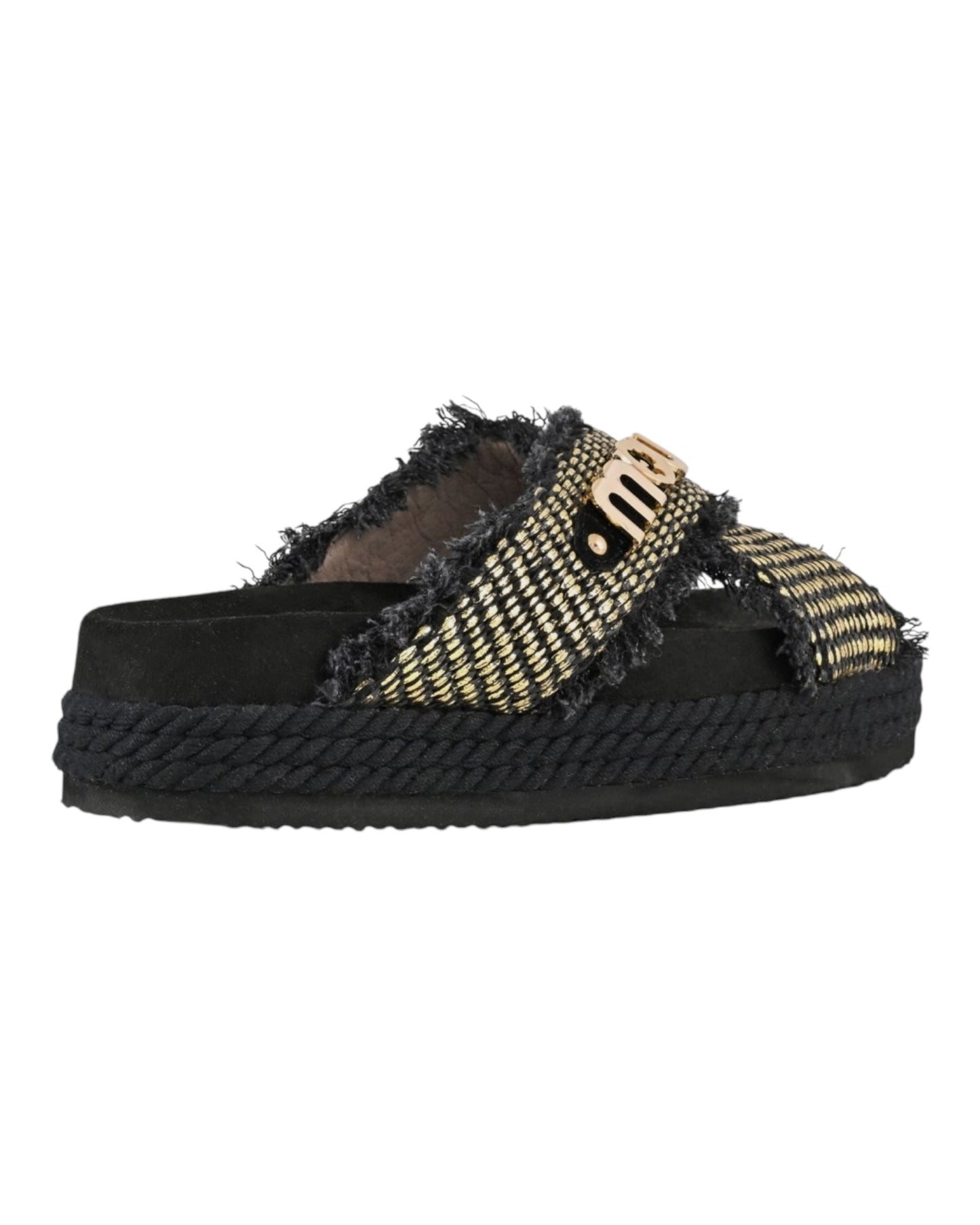 MOU RAFFIA CRISS CROSS RMBLA NERA/ORO