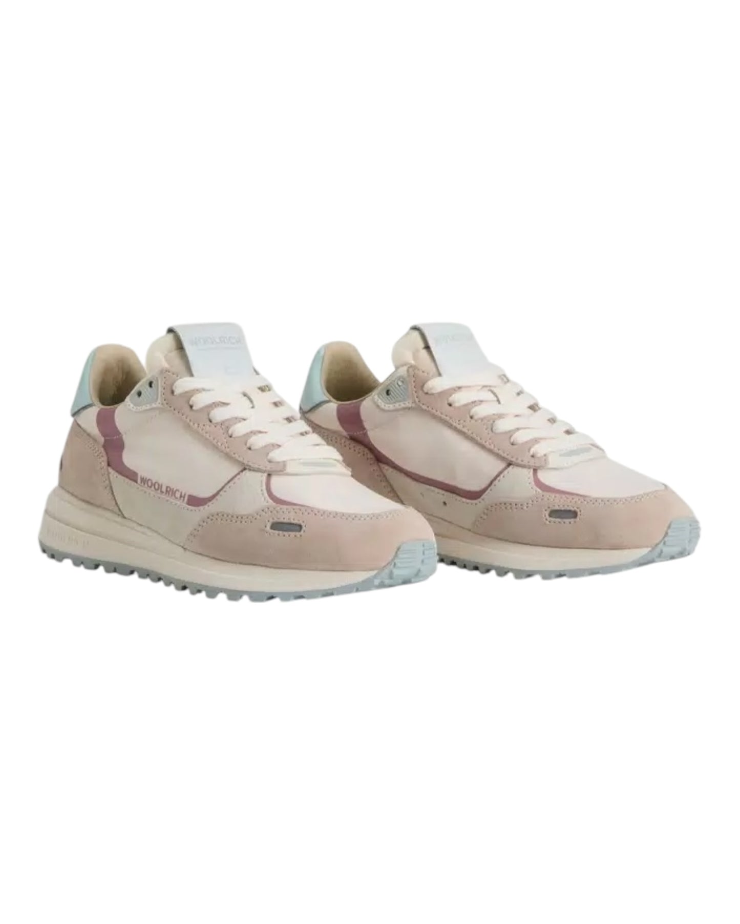 WOOLRICH RETRO DONNA IN CAMOSCIO BEIGE/ROSA