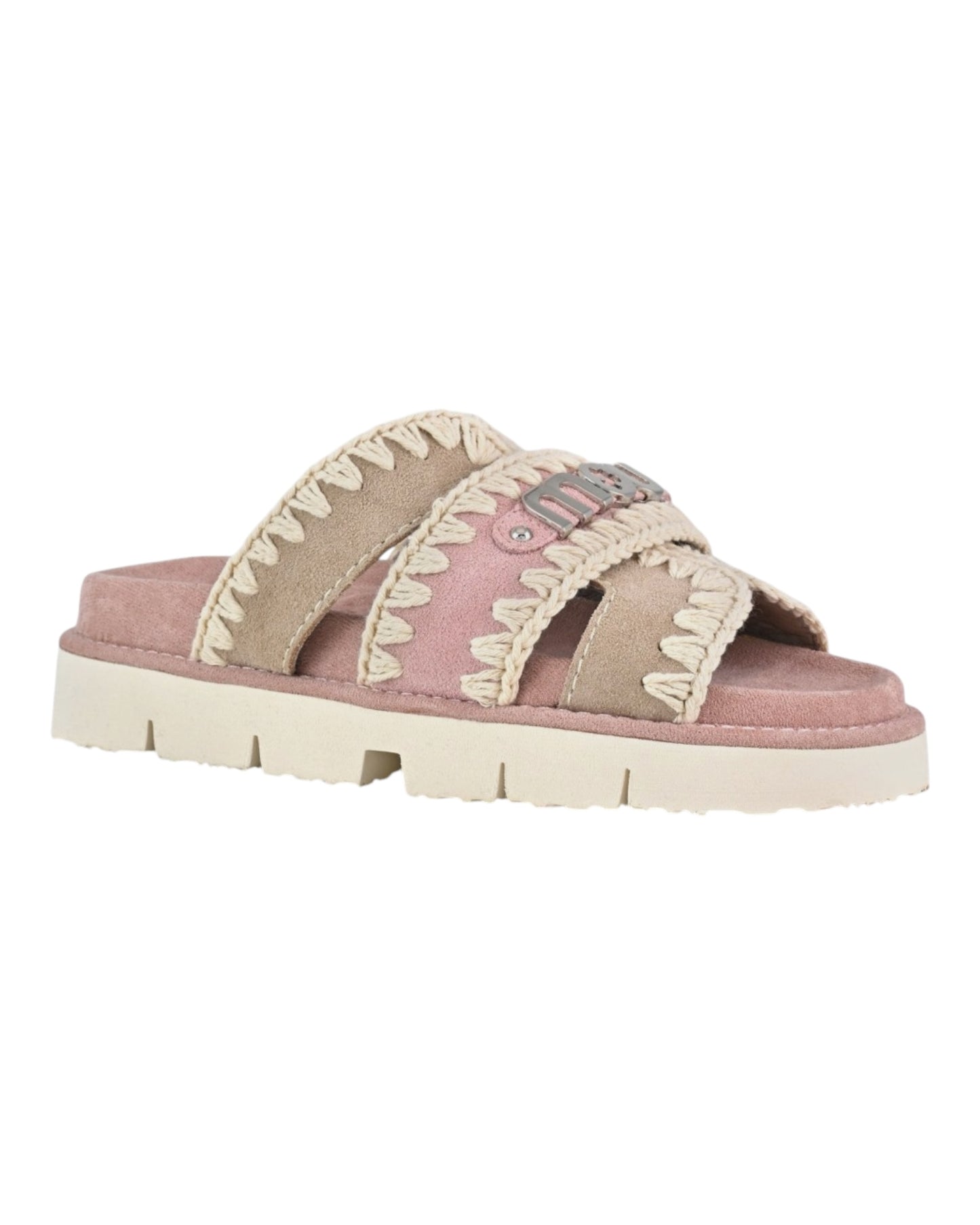 MOU BIO SANDAL BICOLOR ROSA/BEIGE (SPEO)