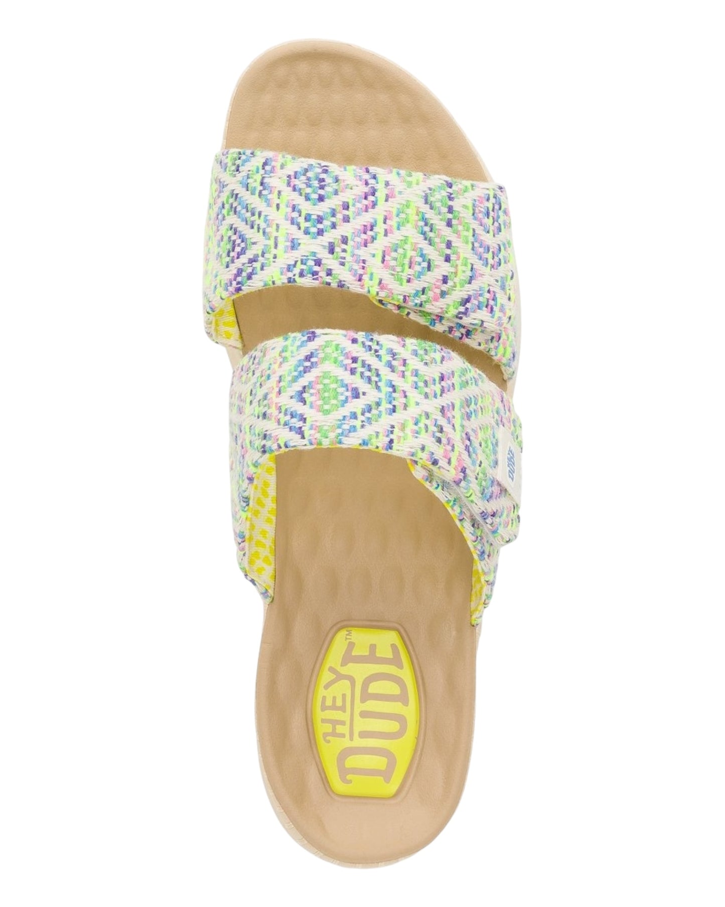 HEY DUDE DELRAY SURF IN TESSUTO VERDE MULTI
