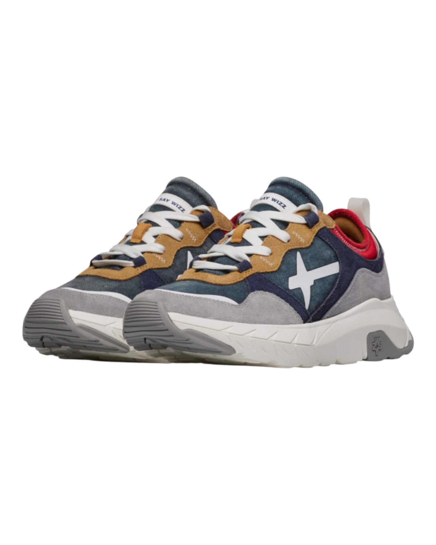 W6YZ NEXT TESSUTO DENIM GRIGIO/BLU