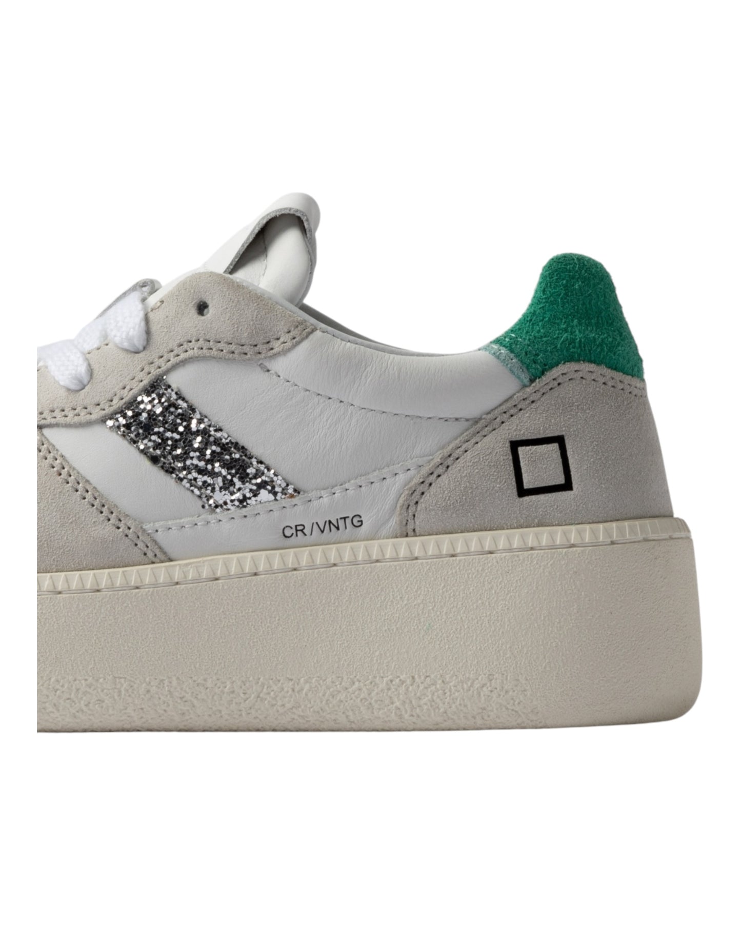 DATE COURT POP GLITTER BIANCA/VERDE