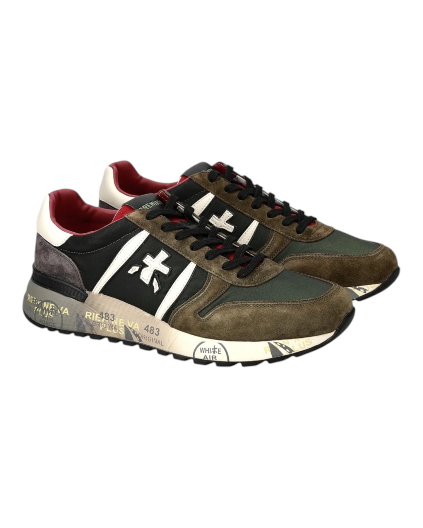 PREMIATA LANDER 6905 IN CAMOSCIO VERDE