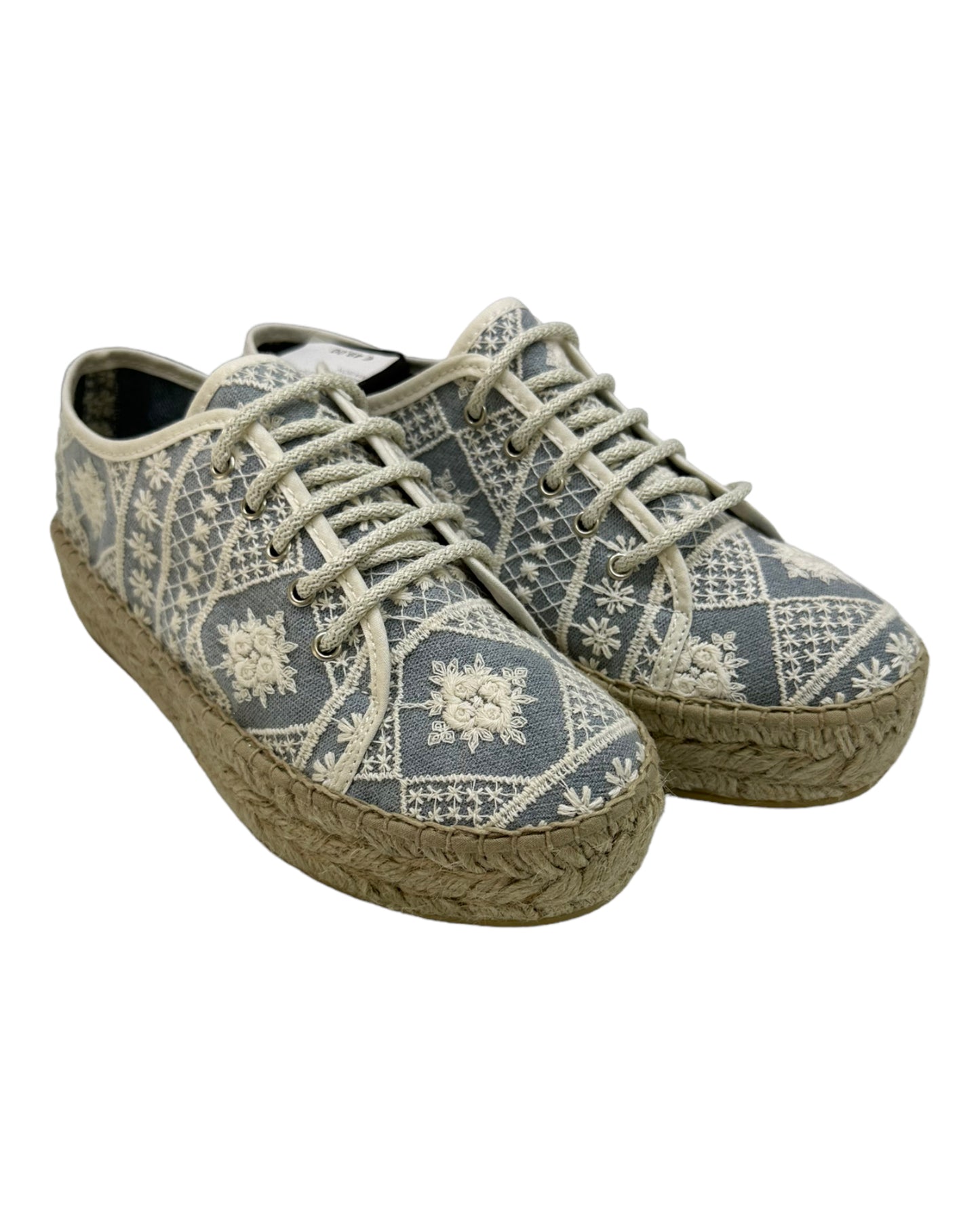 LA MAISON DE L'ESPADRILLE PLATFORM 495ADALA AZZURRO