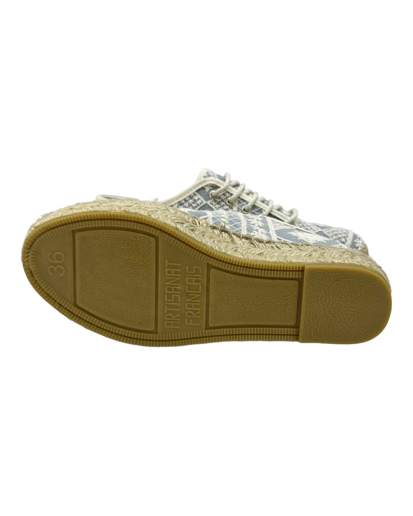 LA MAISON DE L'ESPADRILLE PLATFORM 495ADALA AZZURRO