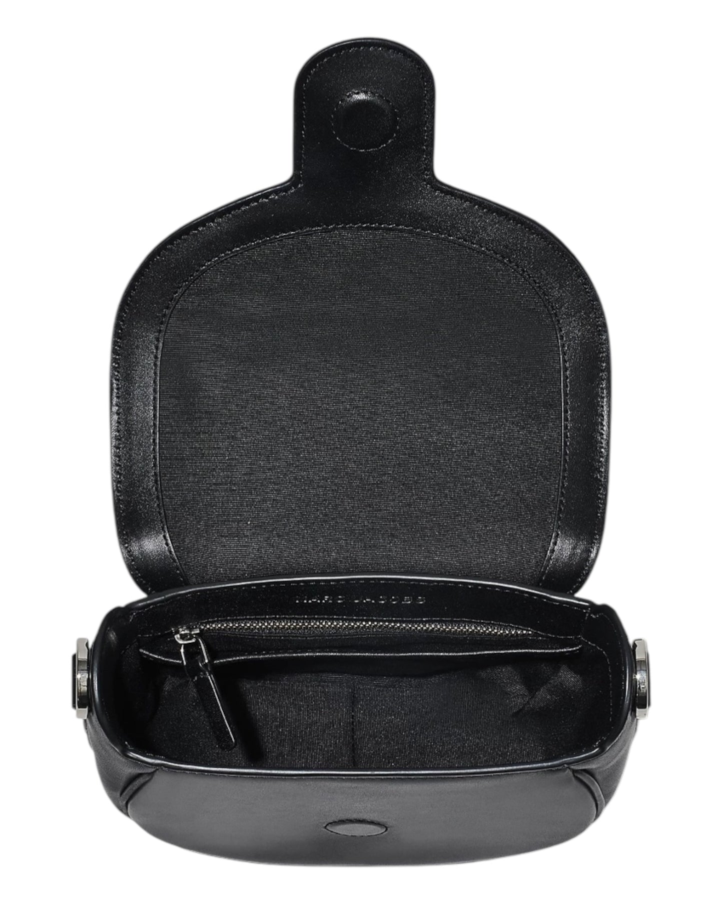 MARC JACOBS THE COVERED SADDLE IN PELLE NERA