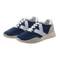 KEH-NOO 9753 SNEAKERS IN CAMOSCIO E TESSUTO BLU/BIANCO